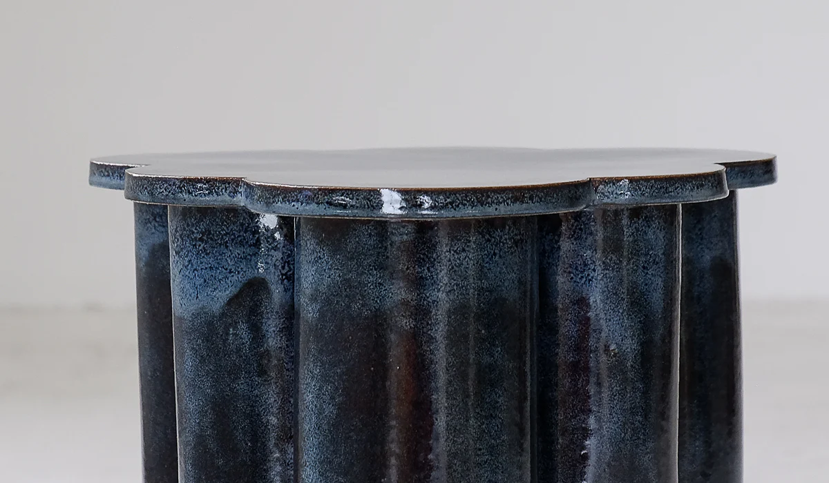 B Zippy Tall Ruffle Side Table - Image 2