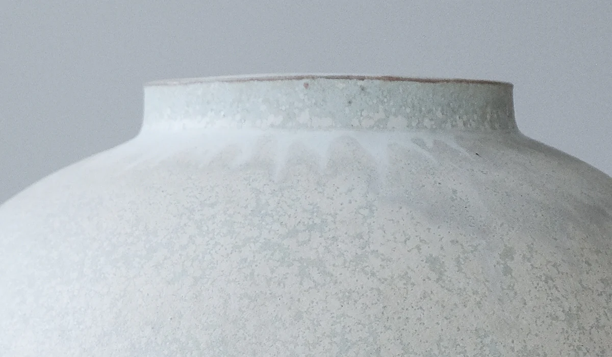 Clair Catillaz Round Mint Crystal Vessel - Image 10