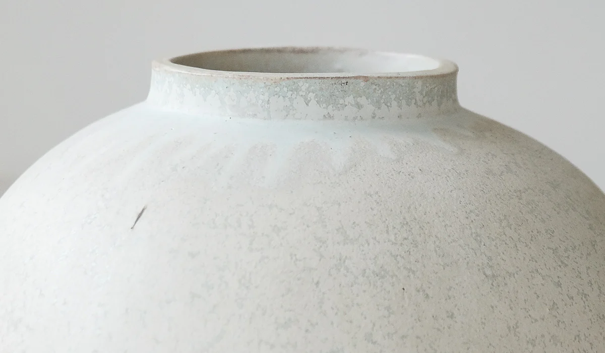 Clair Catillaz Round Mint Crystal Vessel - Image 7
