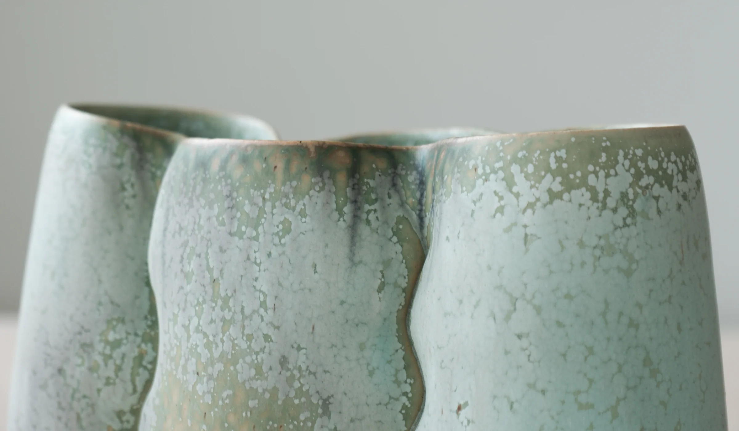 Clair Catillaz Long Copper Crystal Pinch Vessel - Image 4