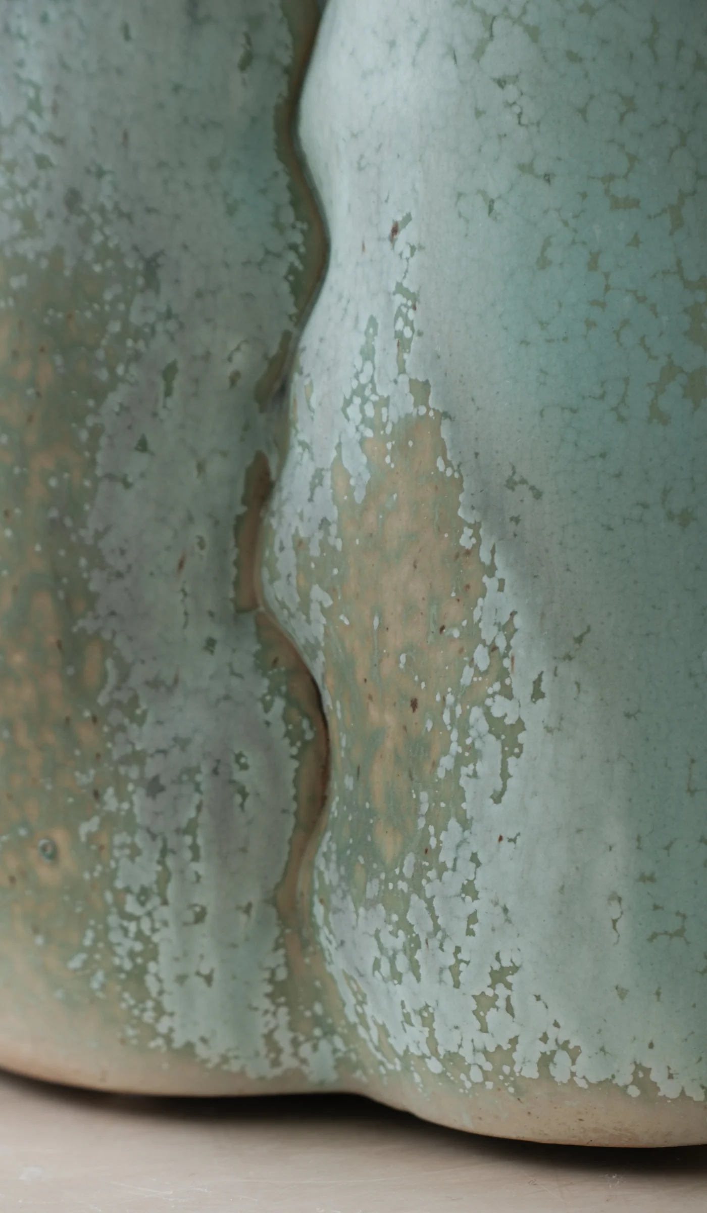 Clair Catillaz Long Copper Crystal Pinch Vessel - Image 5