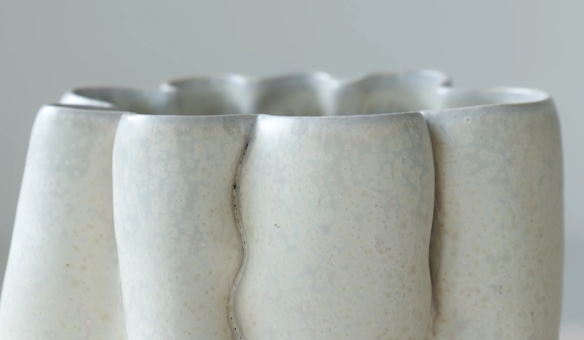 Clair Catillaz Pale Yellow Crystal Vessel - Image 12