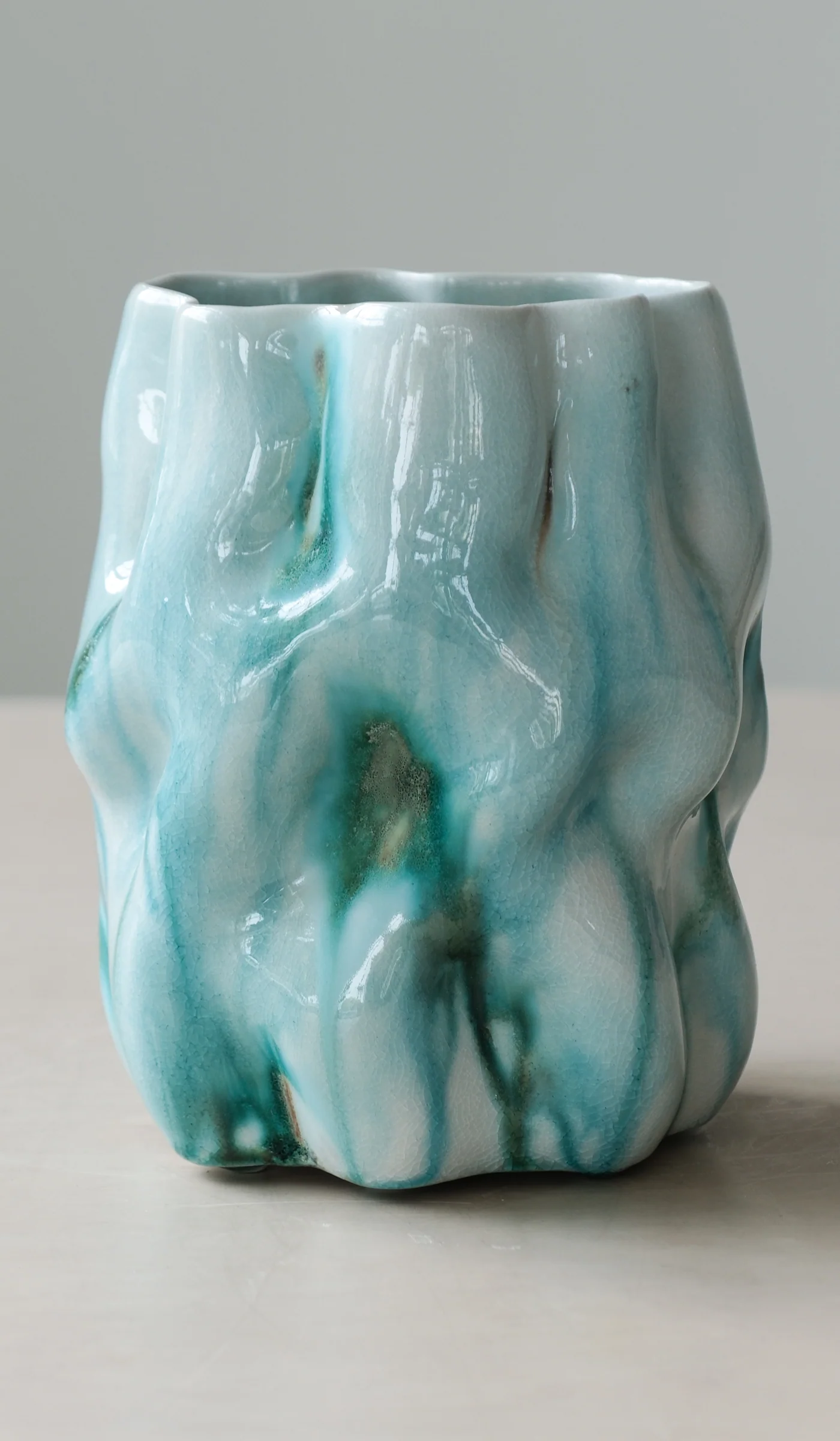 Clair Catillaz Saturated Copper Vessel