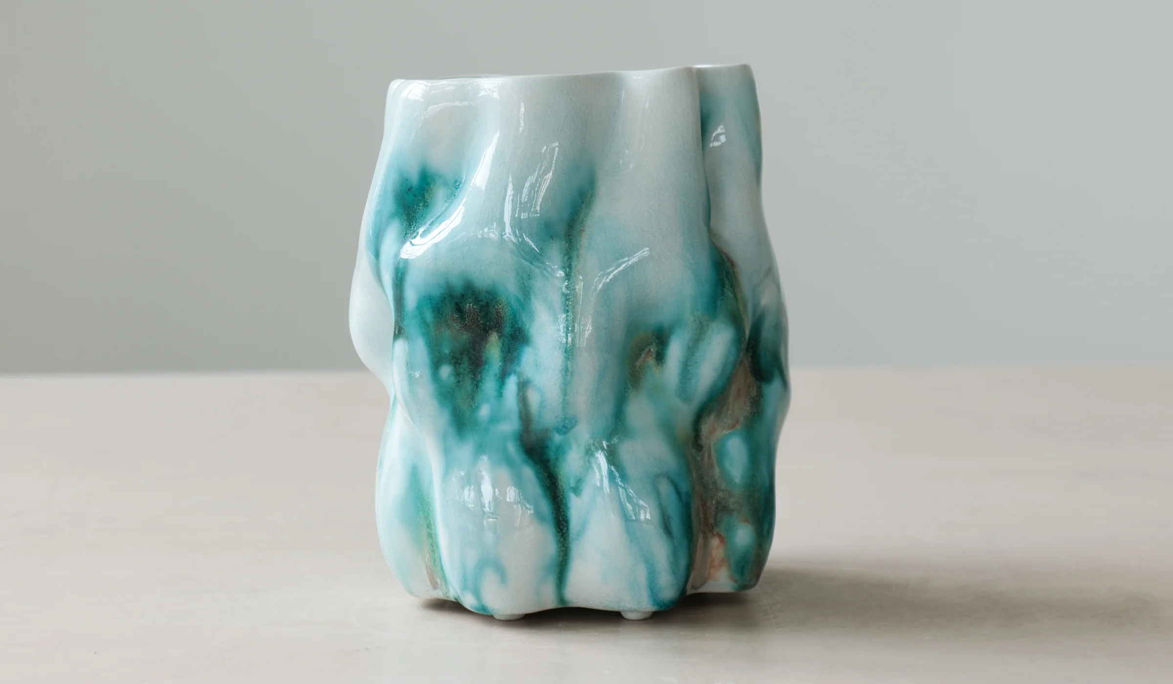 Clair Catillaz Saturated Copper Vessel - Image 2