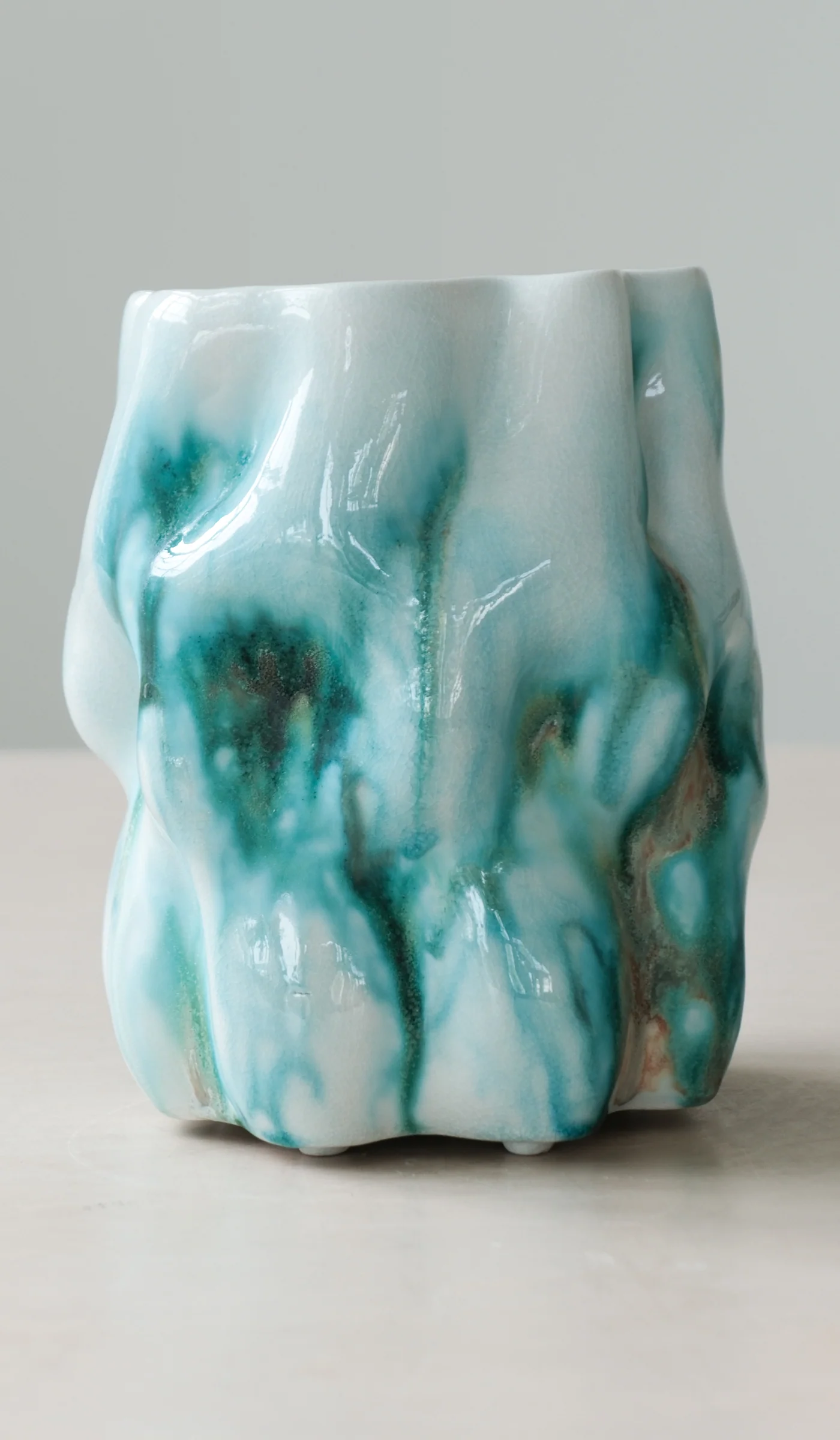 Clair Catillaz Saturated Copper Vessel - Image 3