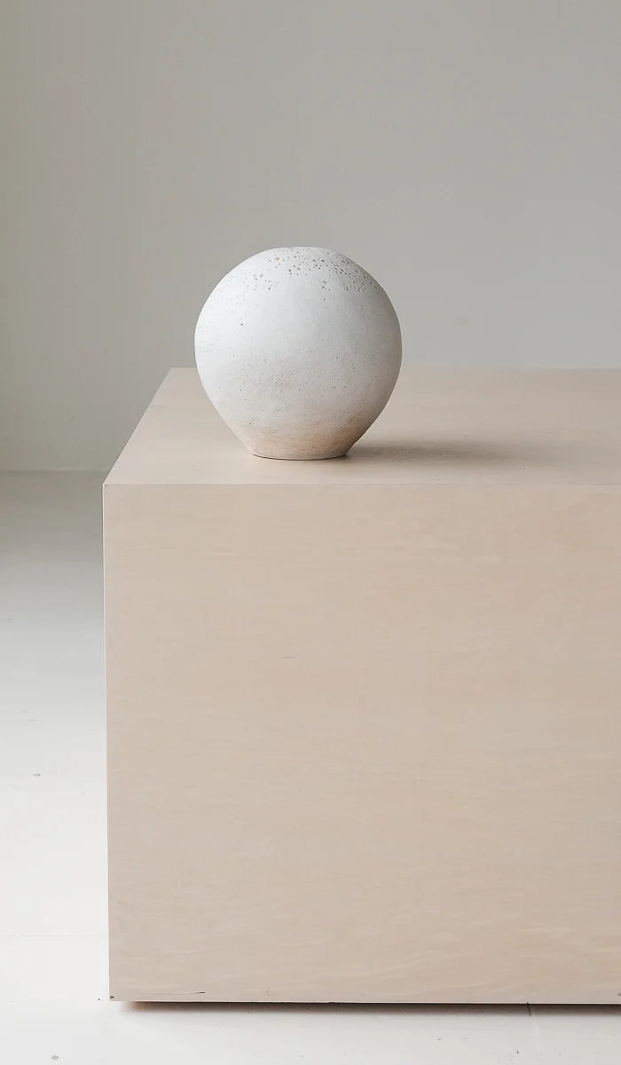 Clair Catillaz White Weed Vessel - Image 3