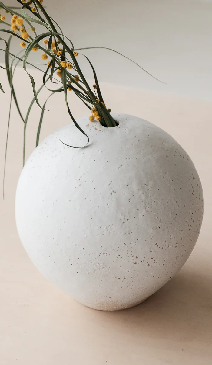 Clair Catillaz White Weed Vessel - Image 6