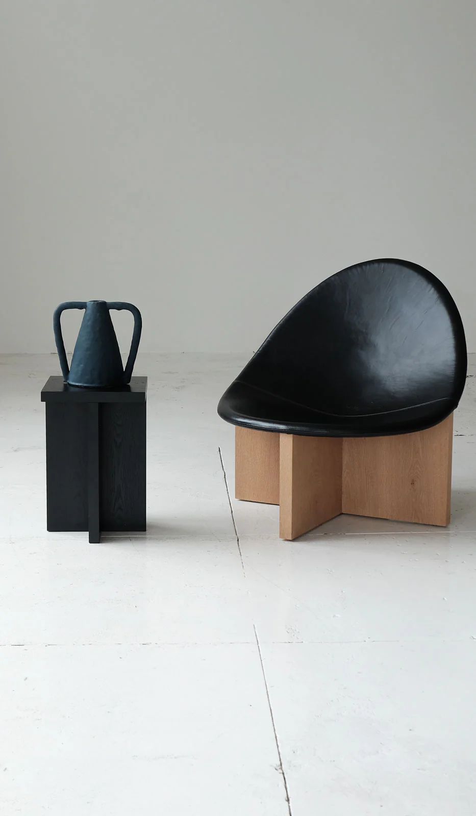 Material Square Foundation Stool / Side Table - Image 9