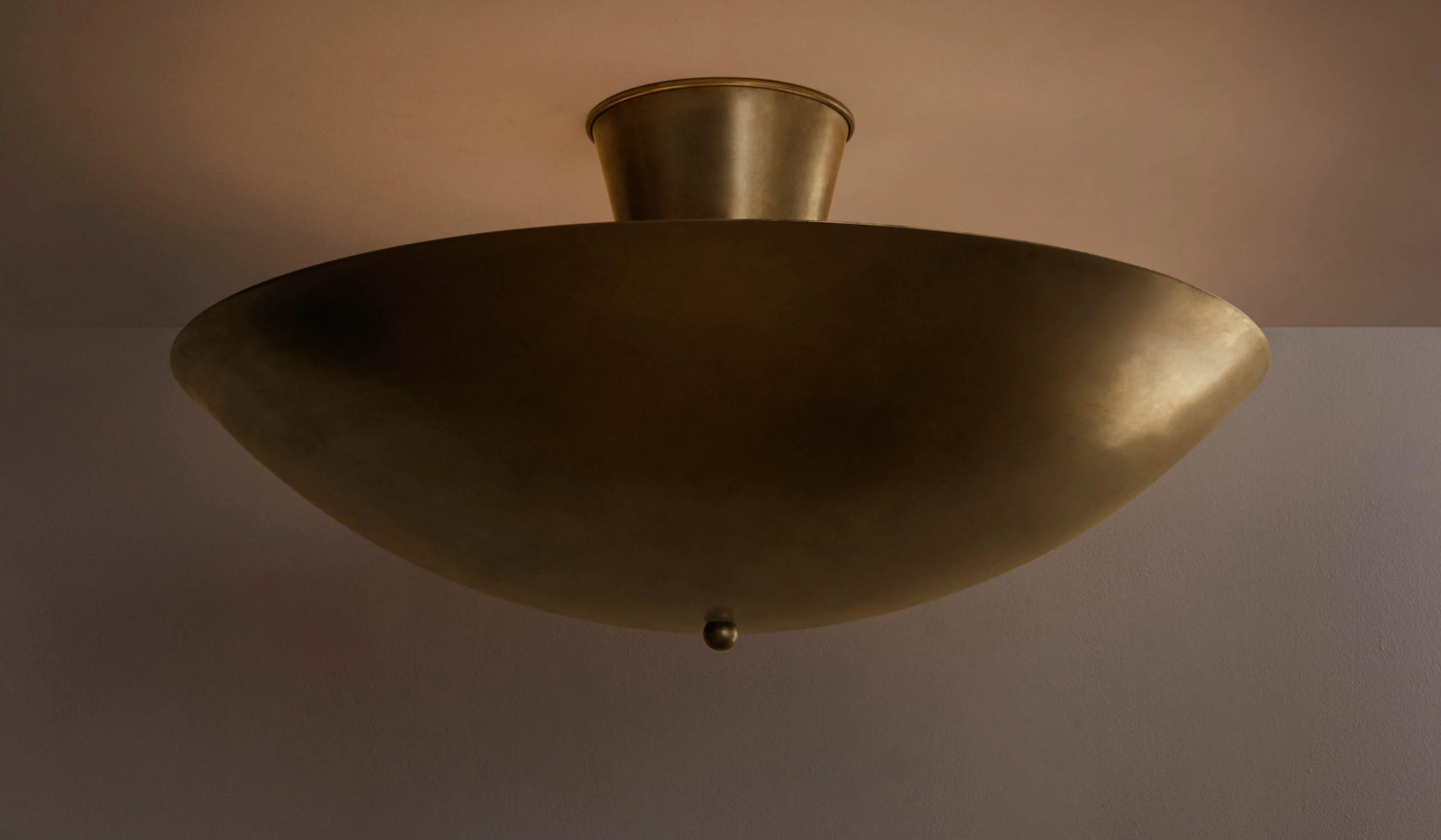 In Common With 36" Brass Arundel Flush Mount - Image 4