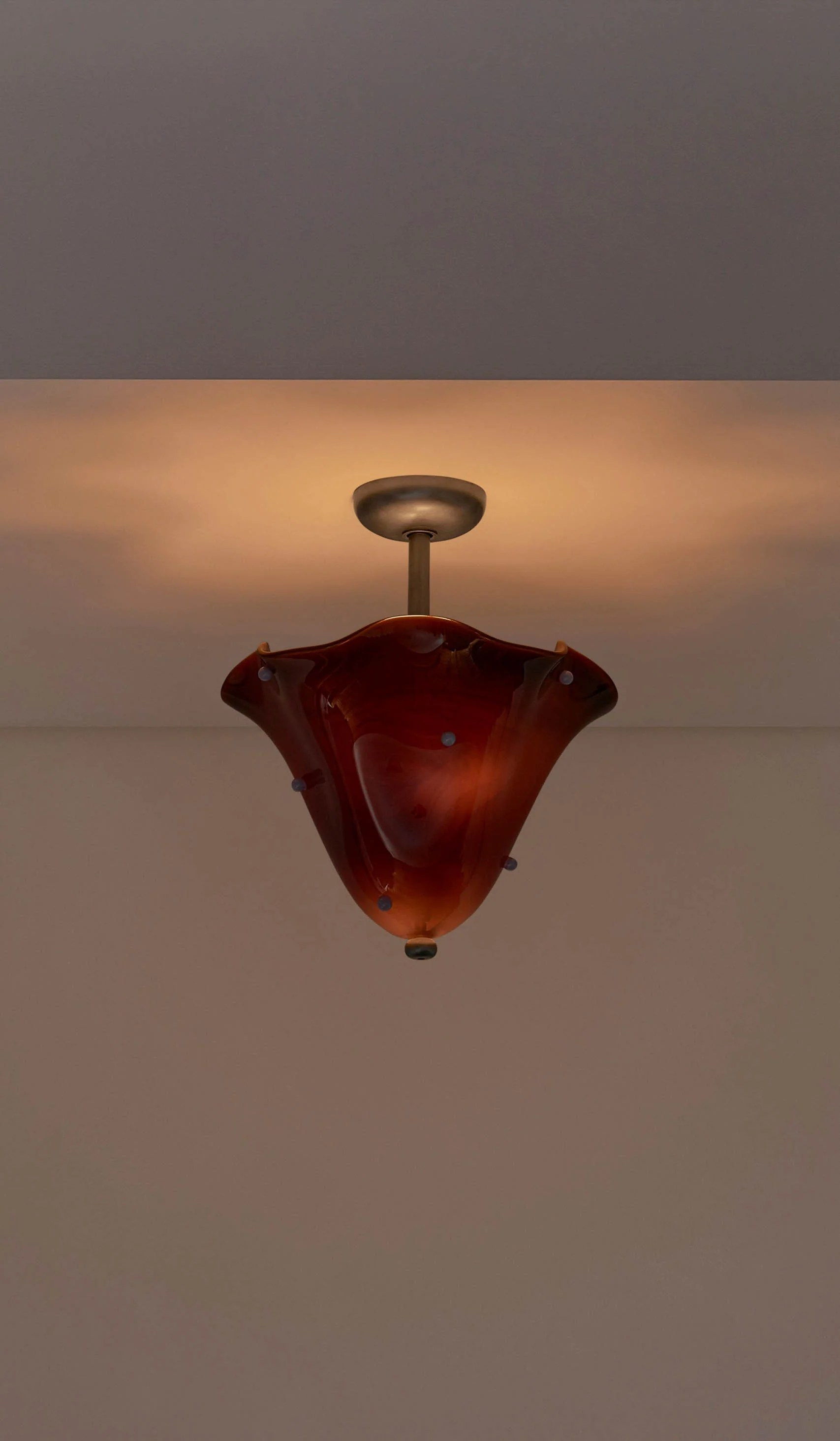 In Common With Blown Glass Fazzo Flush Mount with Dots - Image 102