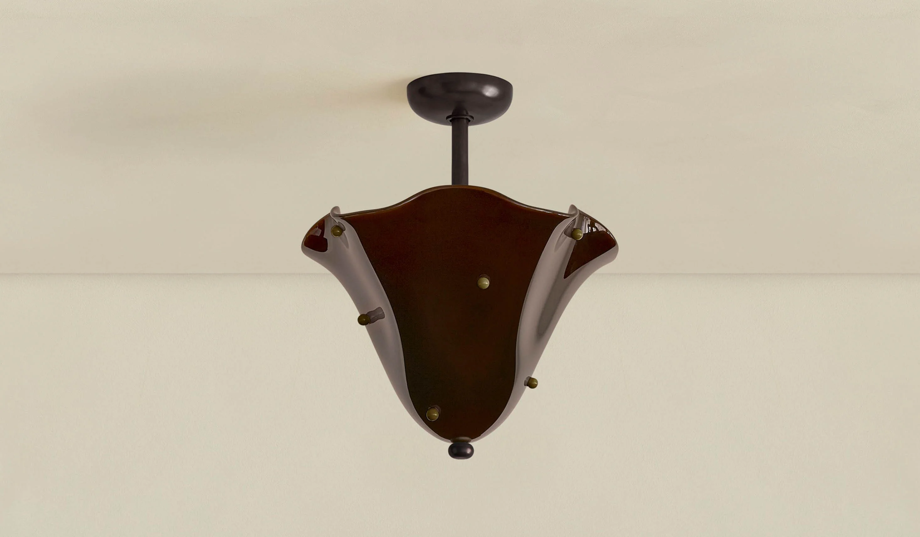 In Common With Blown Glass Fazzo Flush Mount with Dots - Image 104