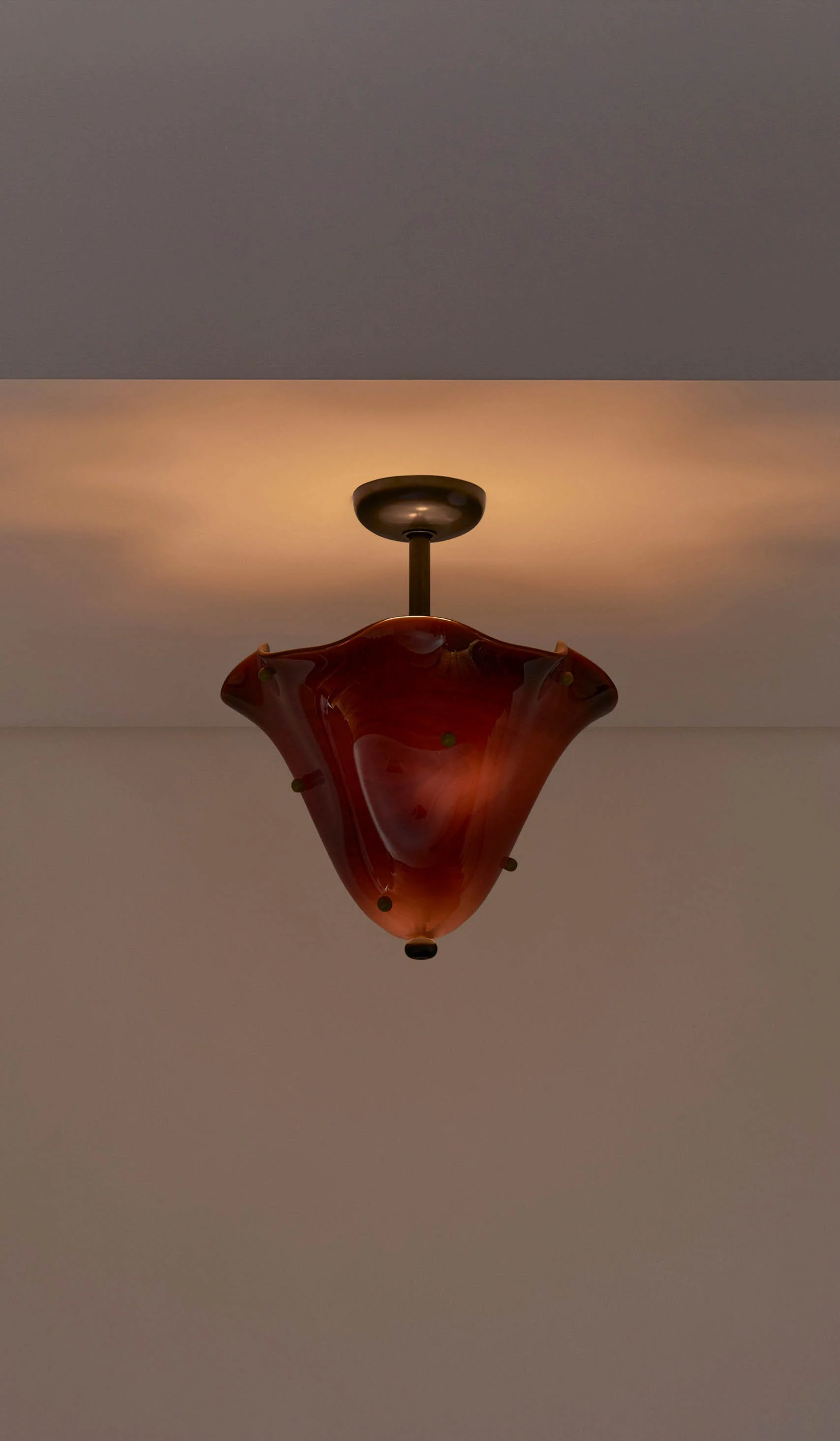 In Common With Blown Glass Fazzo Flush Mount with Dots - Image 106