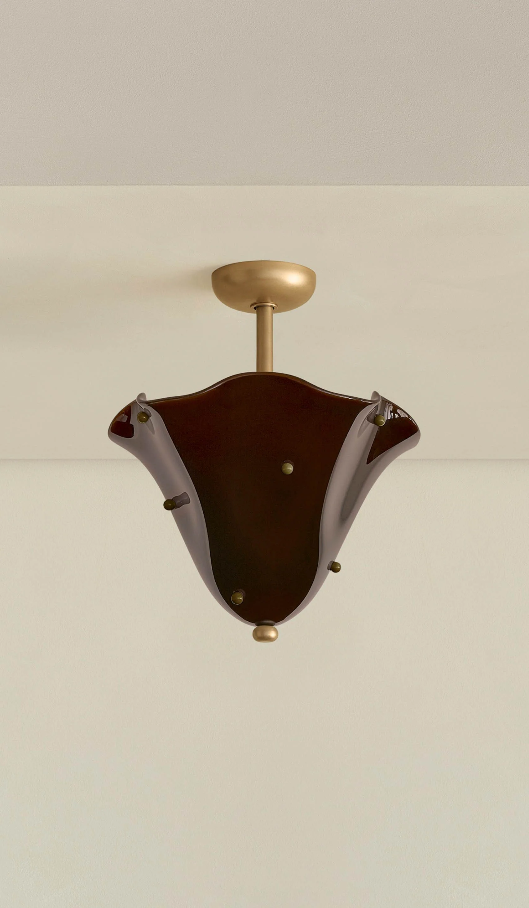 In Common With Blown Glass Fazzo Flush Mount with Dots - Image 107