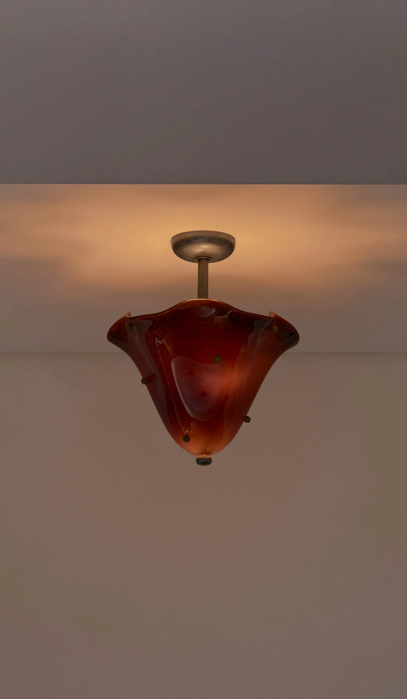In Common With Blown Glass Fazzo Flush Mount with Dots - Image 115