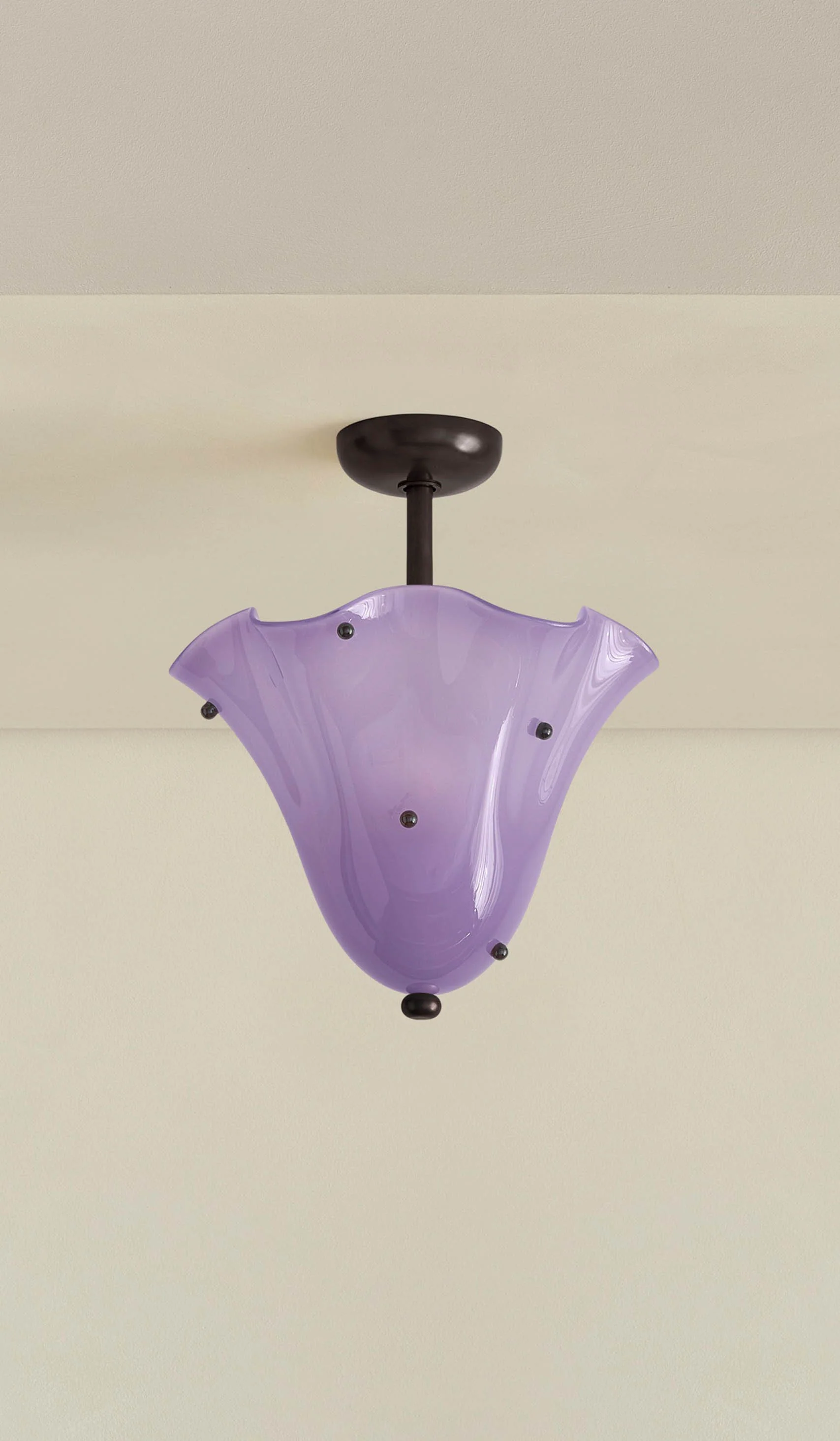 In Common With Blown Glass Fazzo Flush Mount with Dots - Image 116