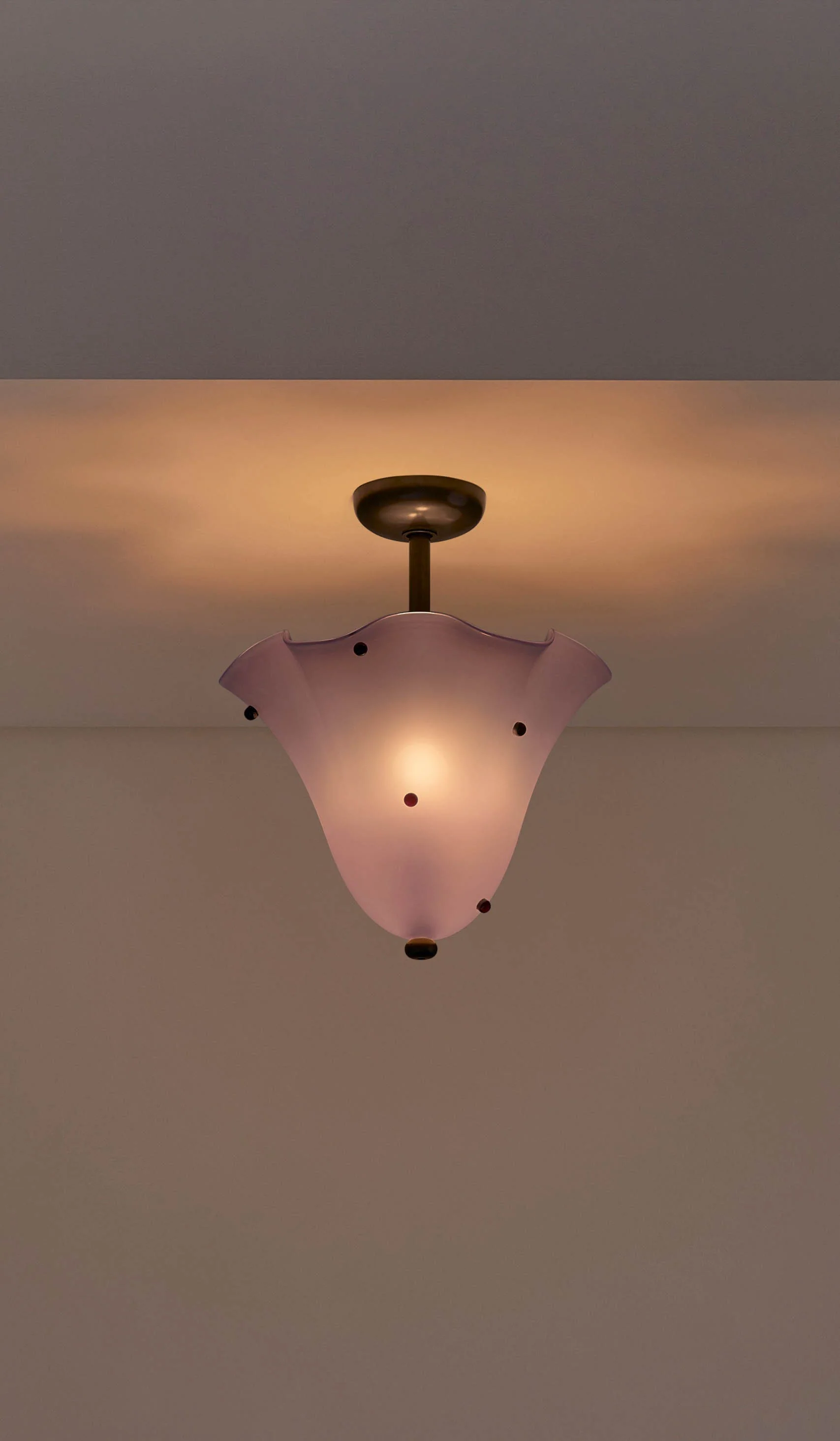 In Common With Blown Glass Fazzo Flush Mount with Dots - Image 119