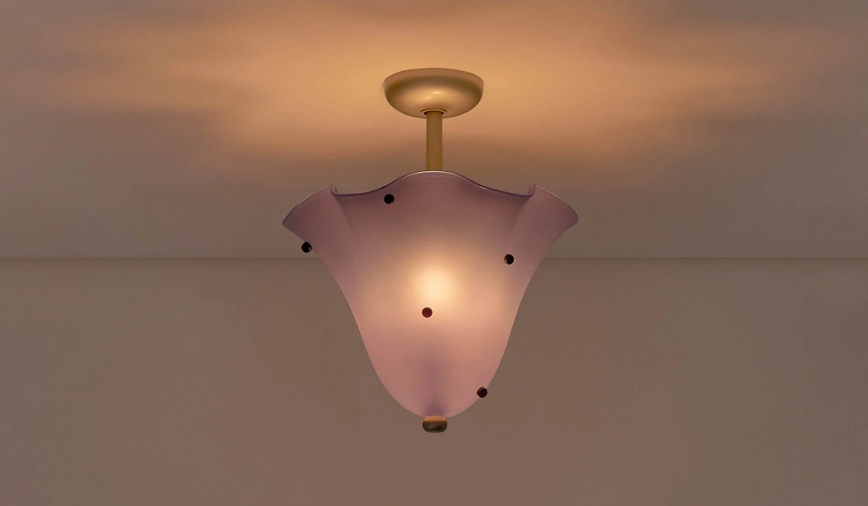 In Common With Blown Glass Fazzo Flush Mount with Dots - Image 120