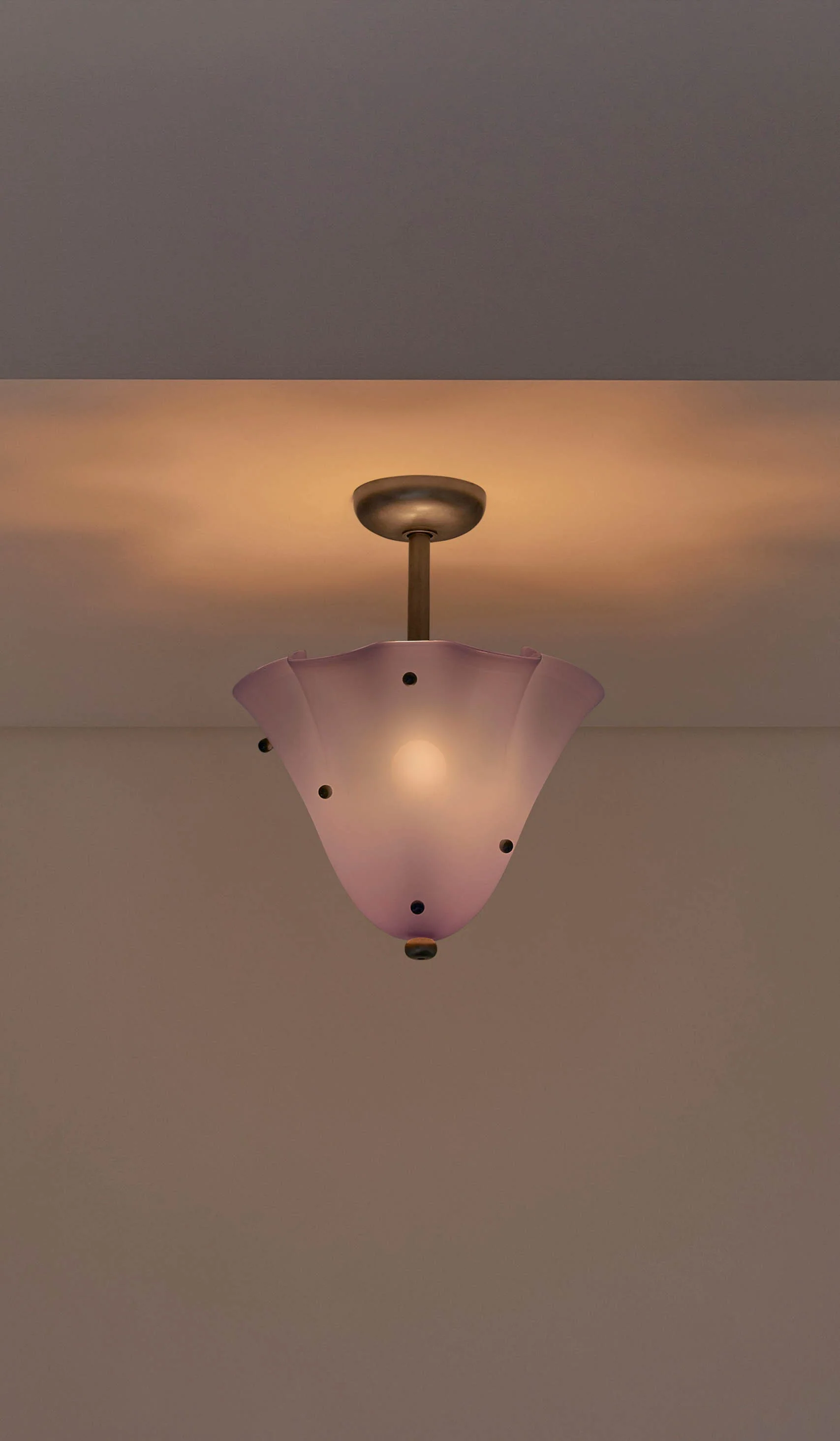 In Common With Blown Glass Fazzo Flush Mount with Dots - Image 133