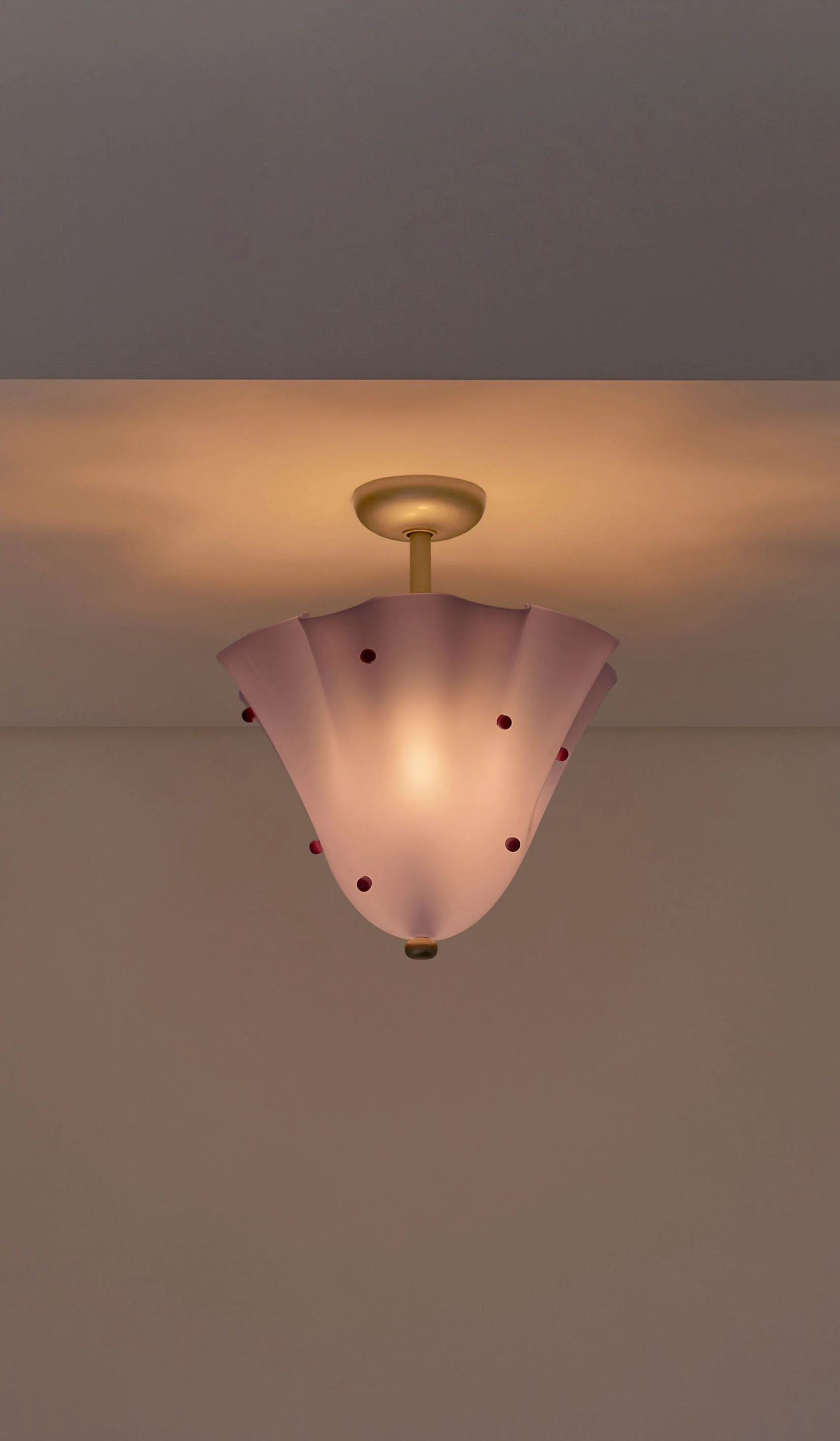 In Common With Blown Glass Fazzo Flush Mount with Dots - Image 137