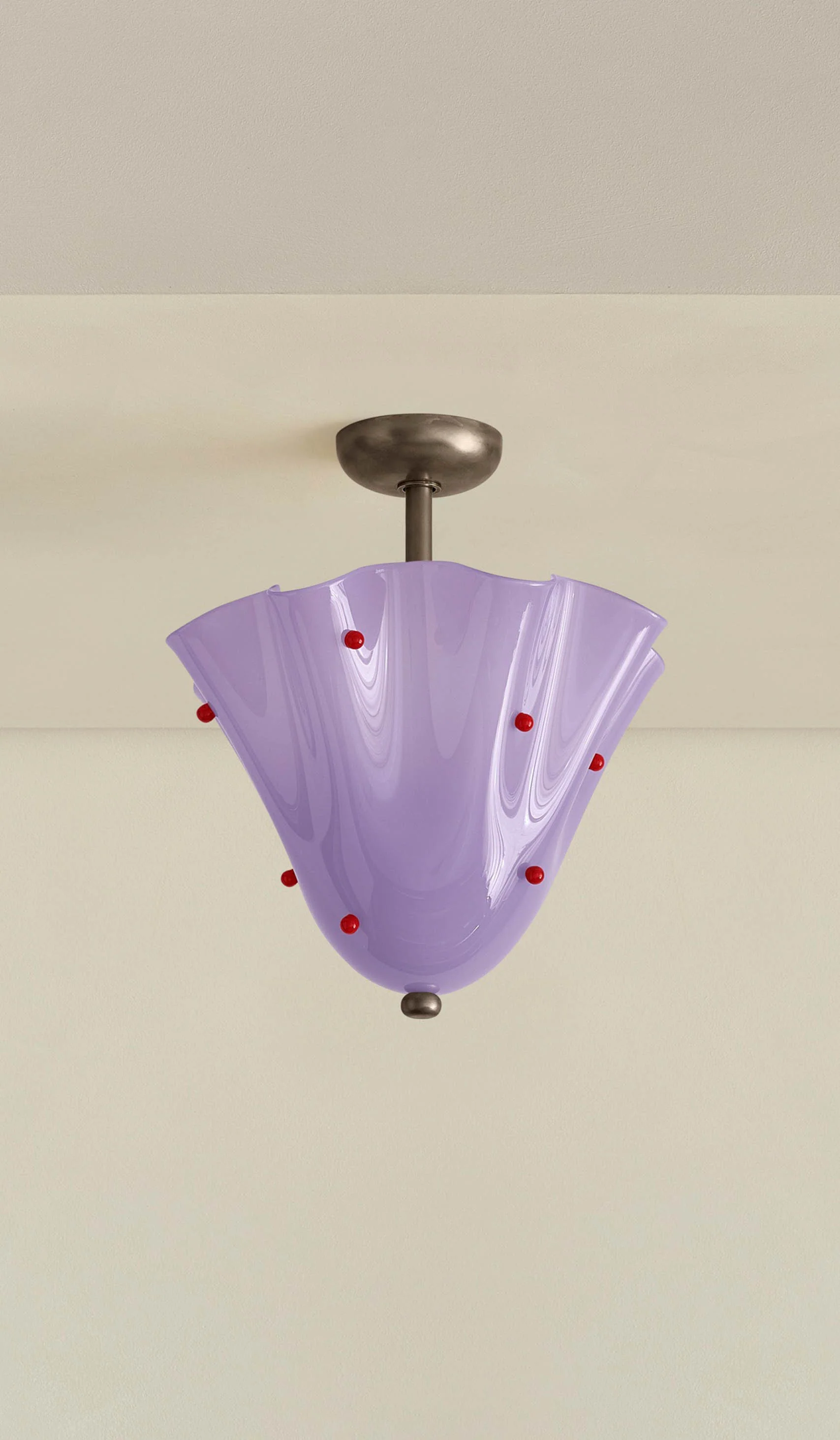 In Common With Blown Glass Fazzo Flush Mount with Dots - Image 140