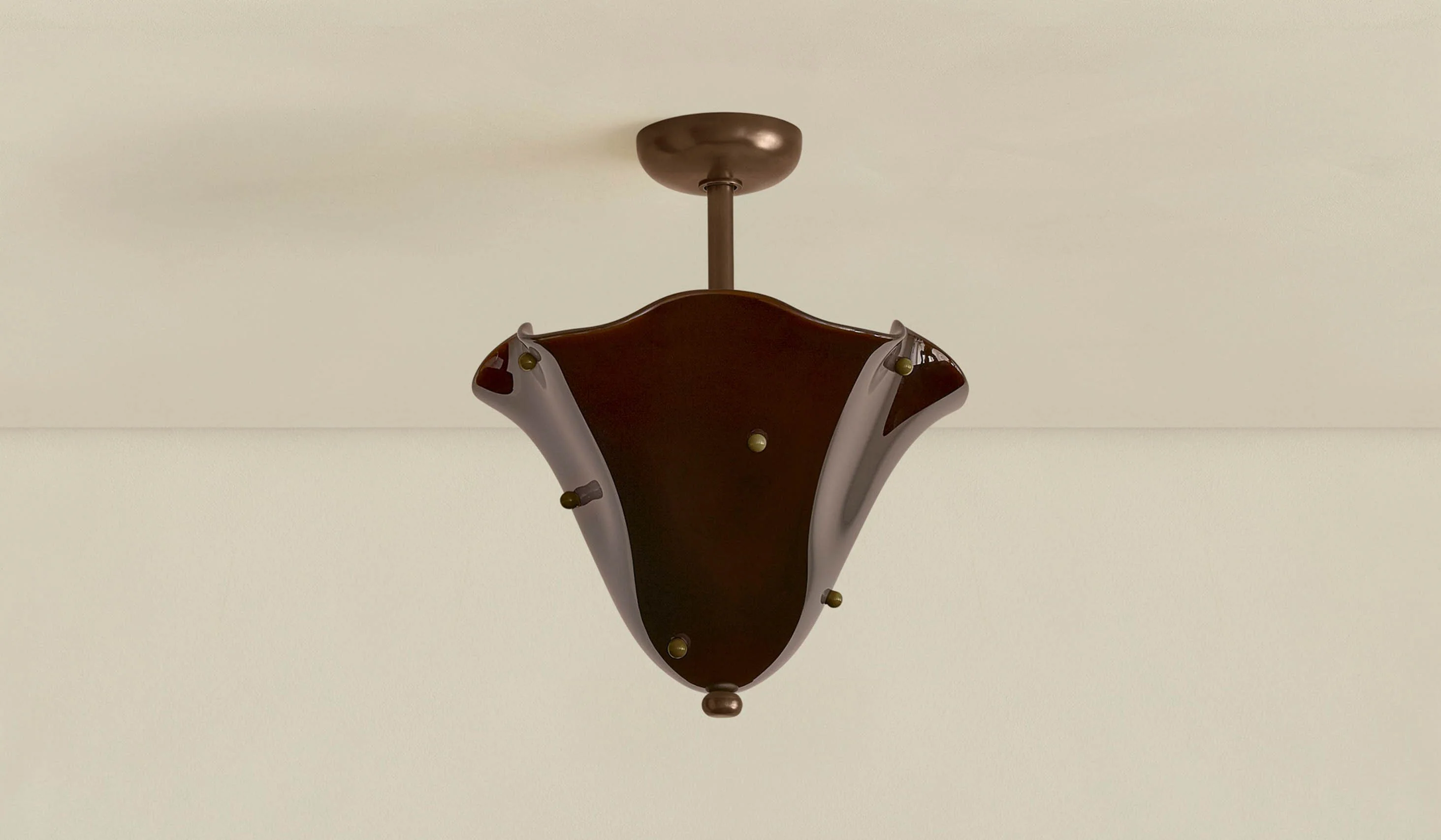 In Common With Blown Glass Fazzo Flush Mount with Dots - Image 146