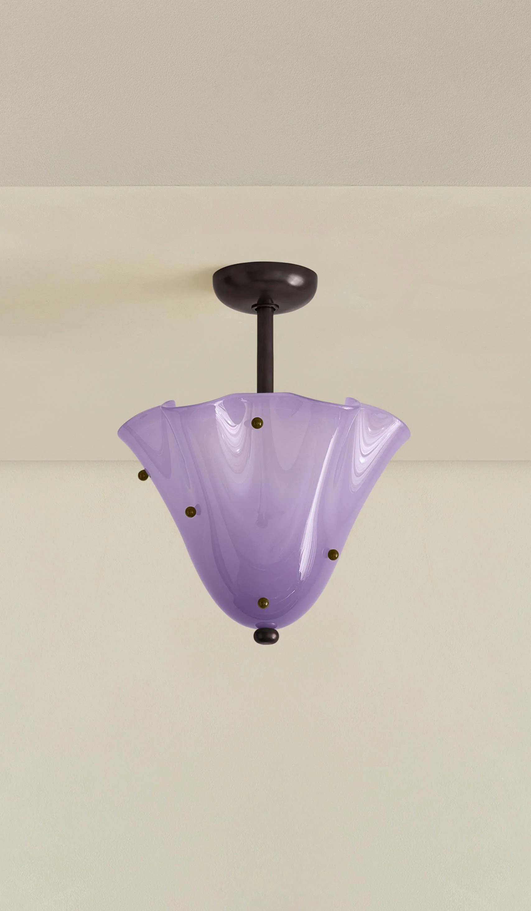 In Common With Blown Glass Fazzo Flush Mount with Dots - Image 153