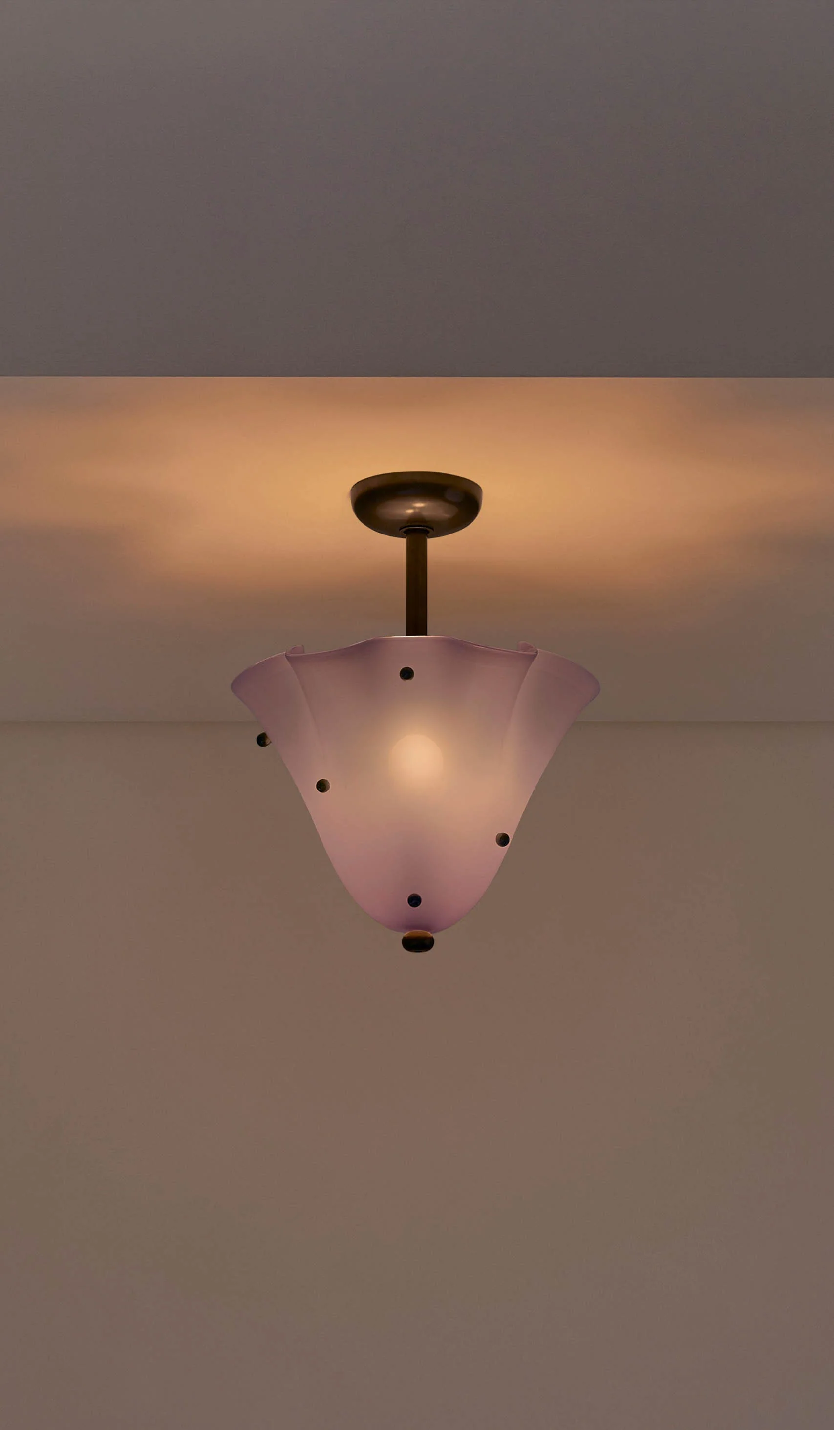 In Common With Blown Glass Fazzo Flush Mount with Dots - Image 154