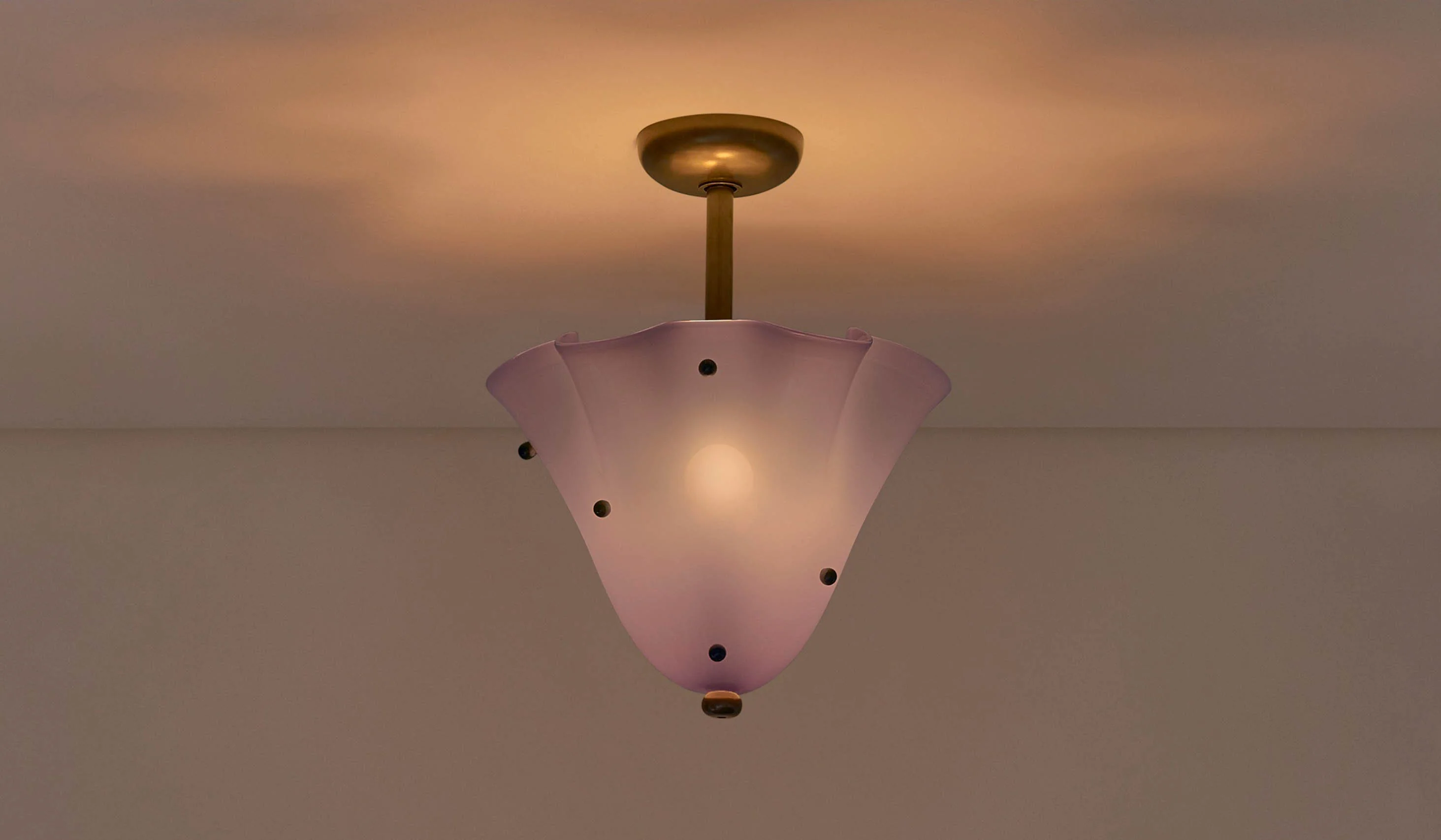 In Common With Blown Glass Fazzo Flush Mount with Dots - Image 159