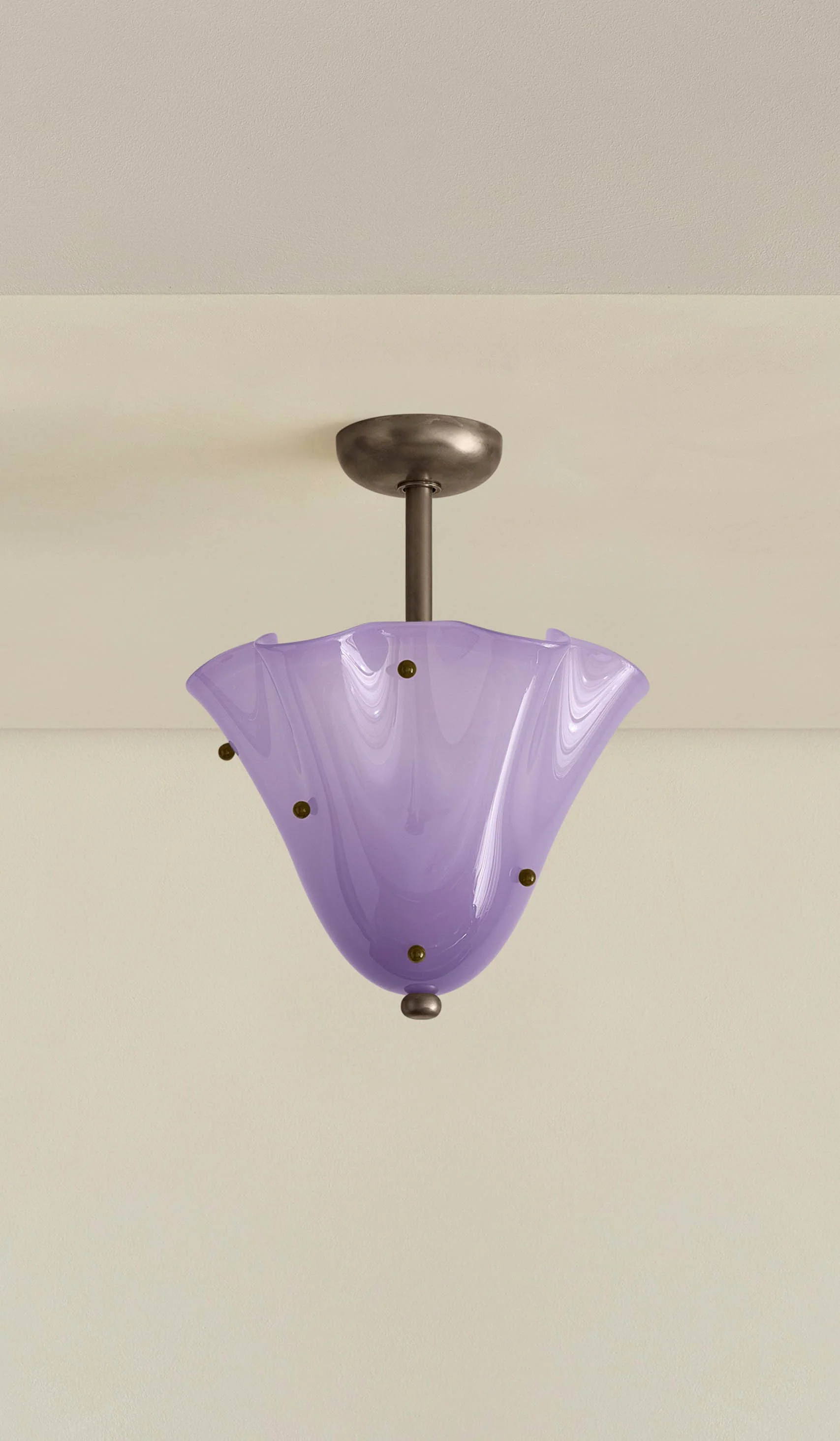 In Common With Blown Glass Fazzo Flush Mount with Dots - Image 160