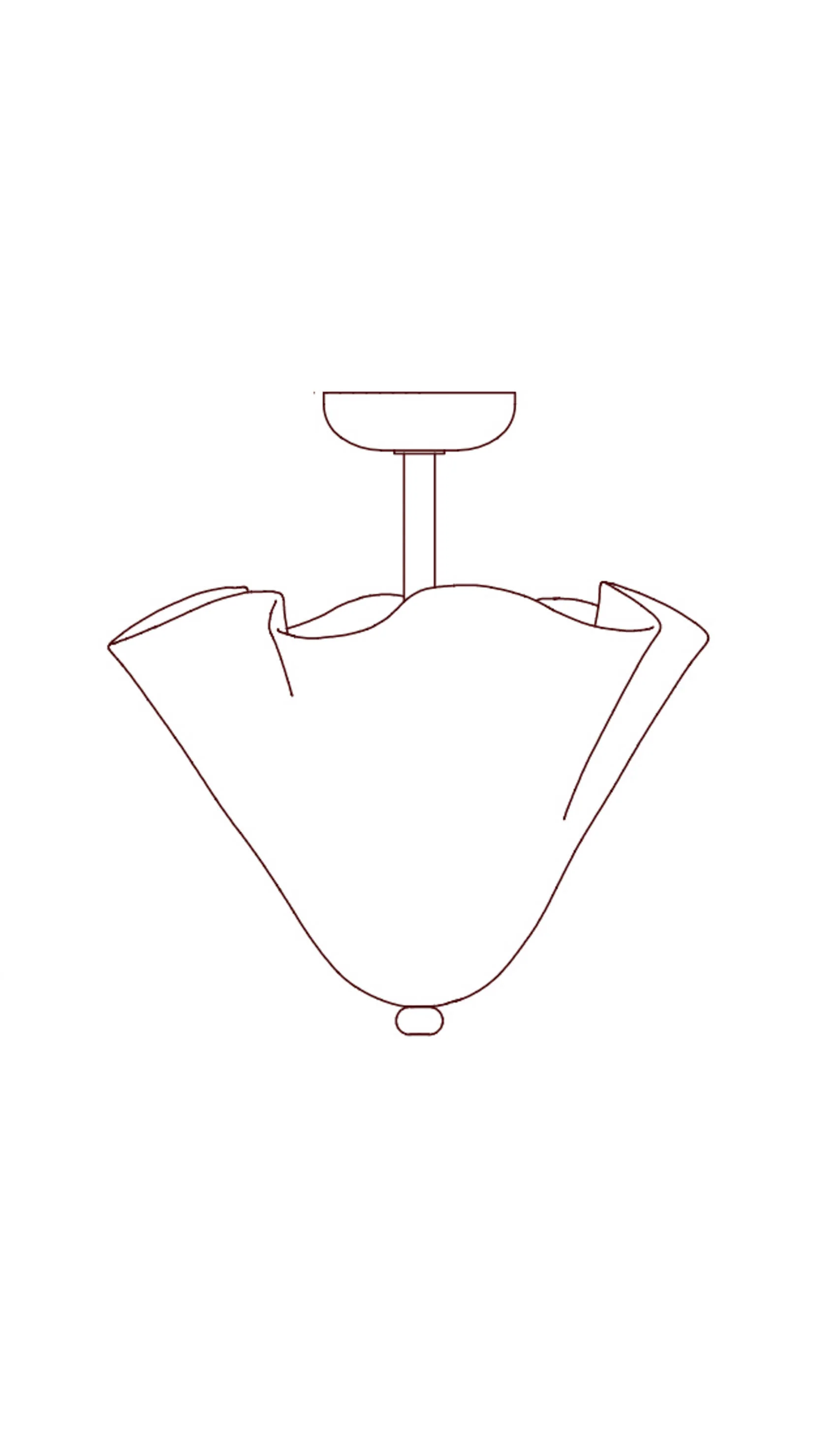 In Common With Blown Glass Fazzo Flush Mount with Dots - Image 169
