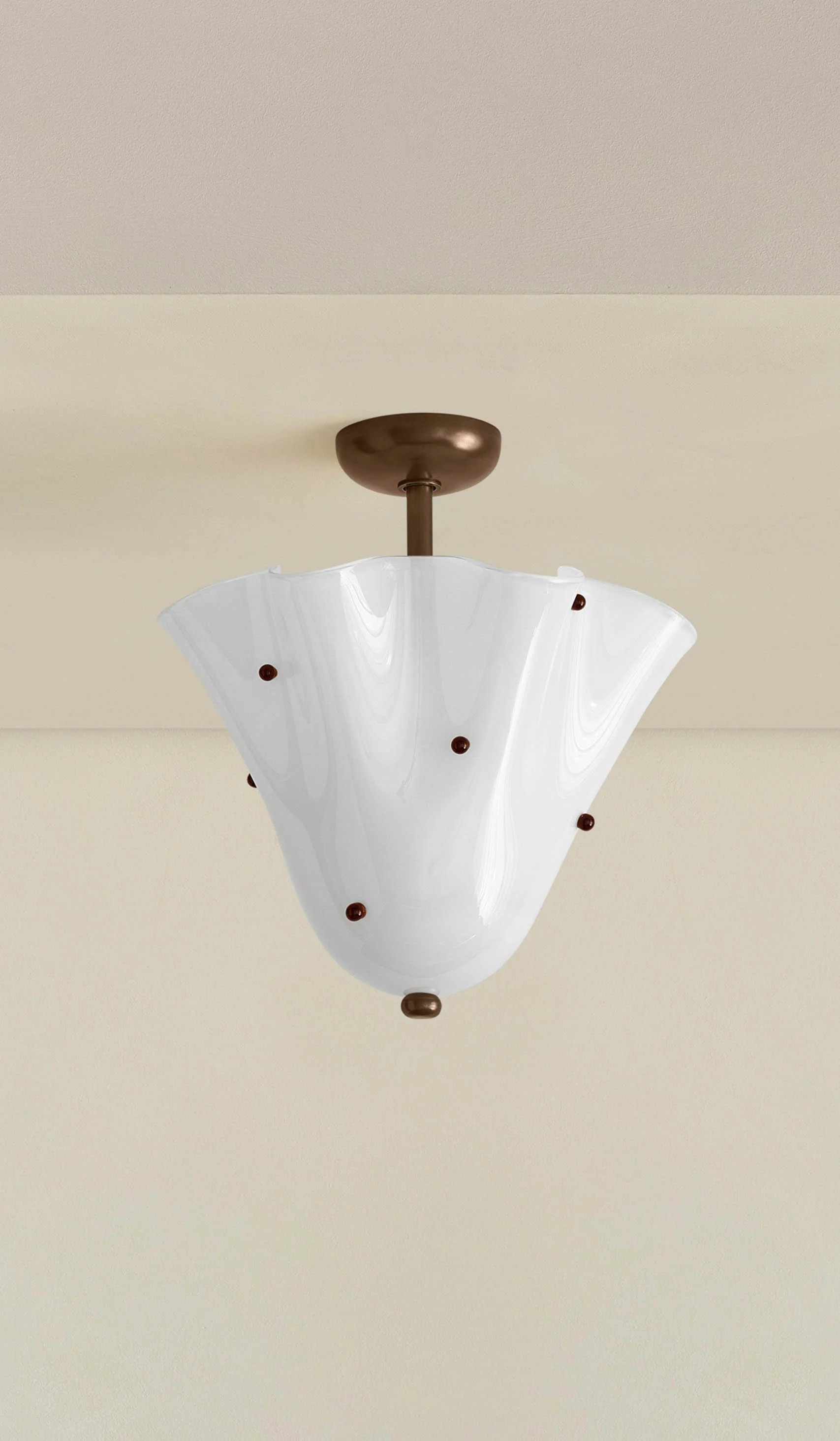 In Common With Blown Glass Fazzo Flush Mount with Dots - Image 21