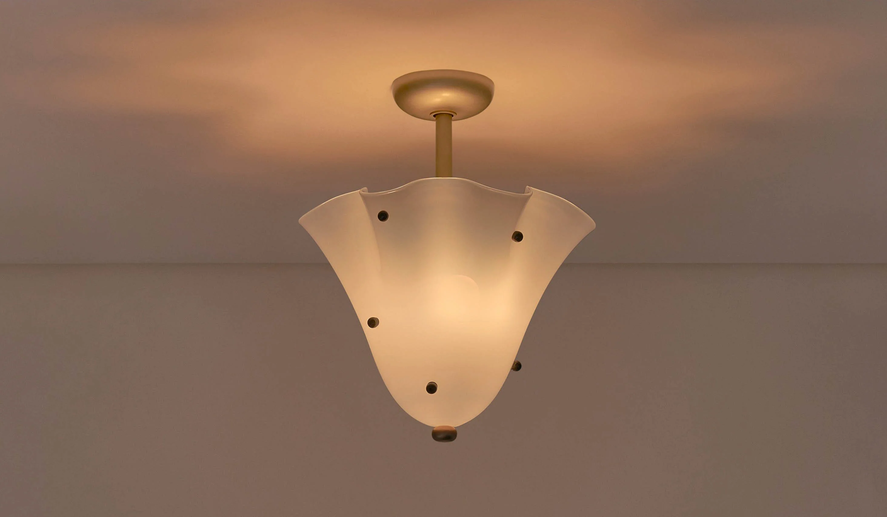 In Common With Blown Glass Fazzo Flush Mount with Dots - Image 35