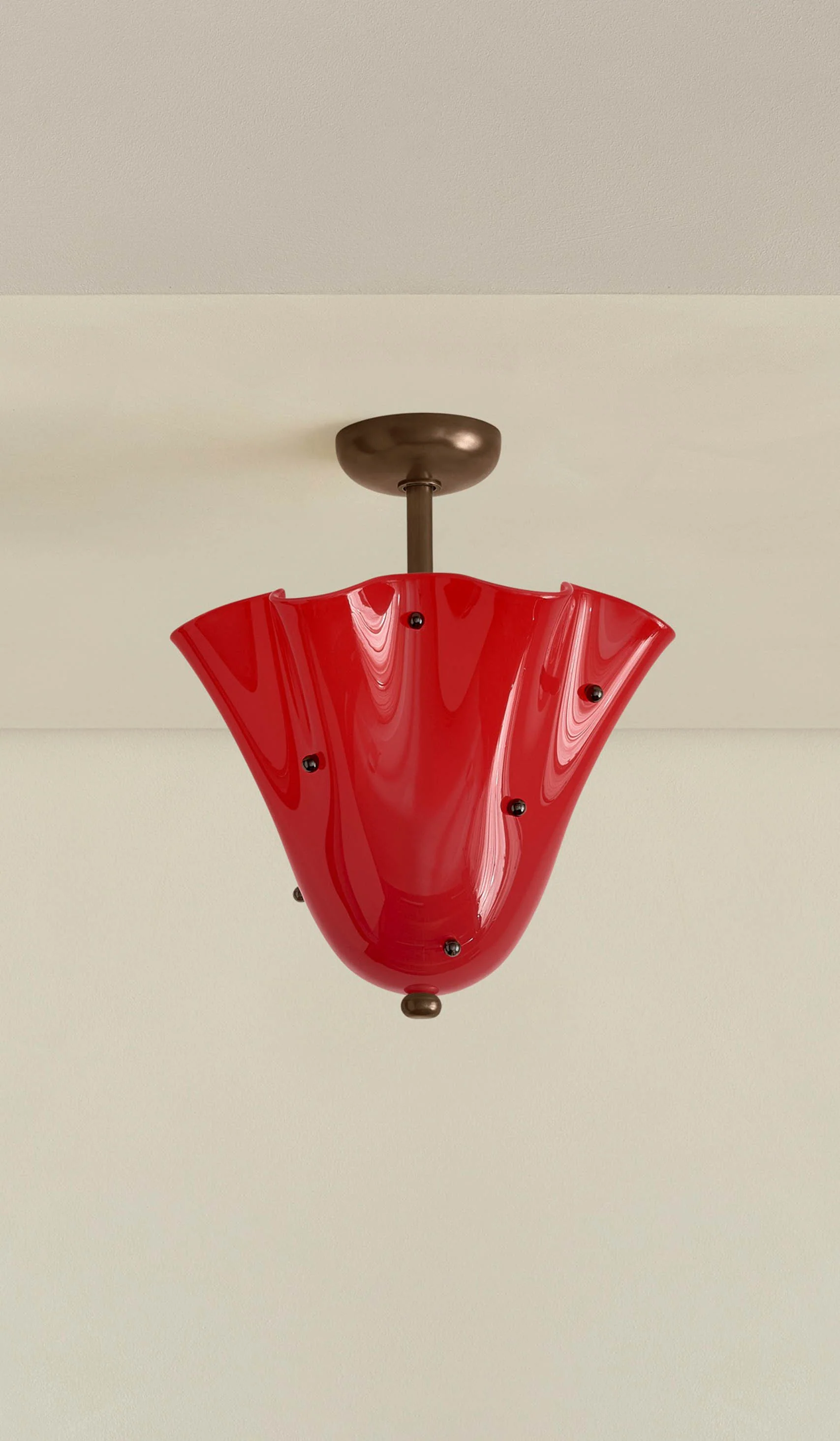 In Common With Blown Glass Fazzo Flush Mount with Dots - Image 64