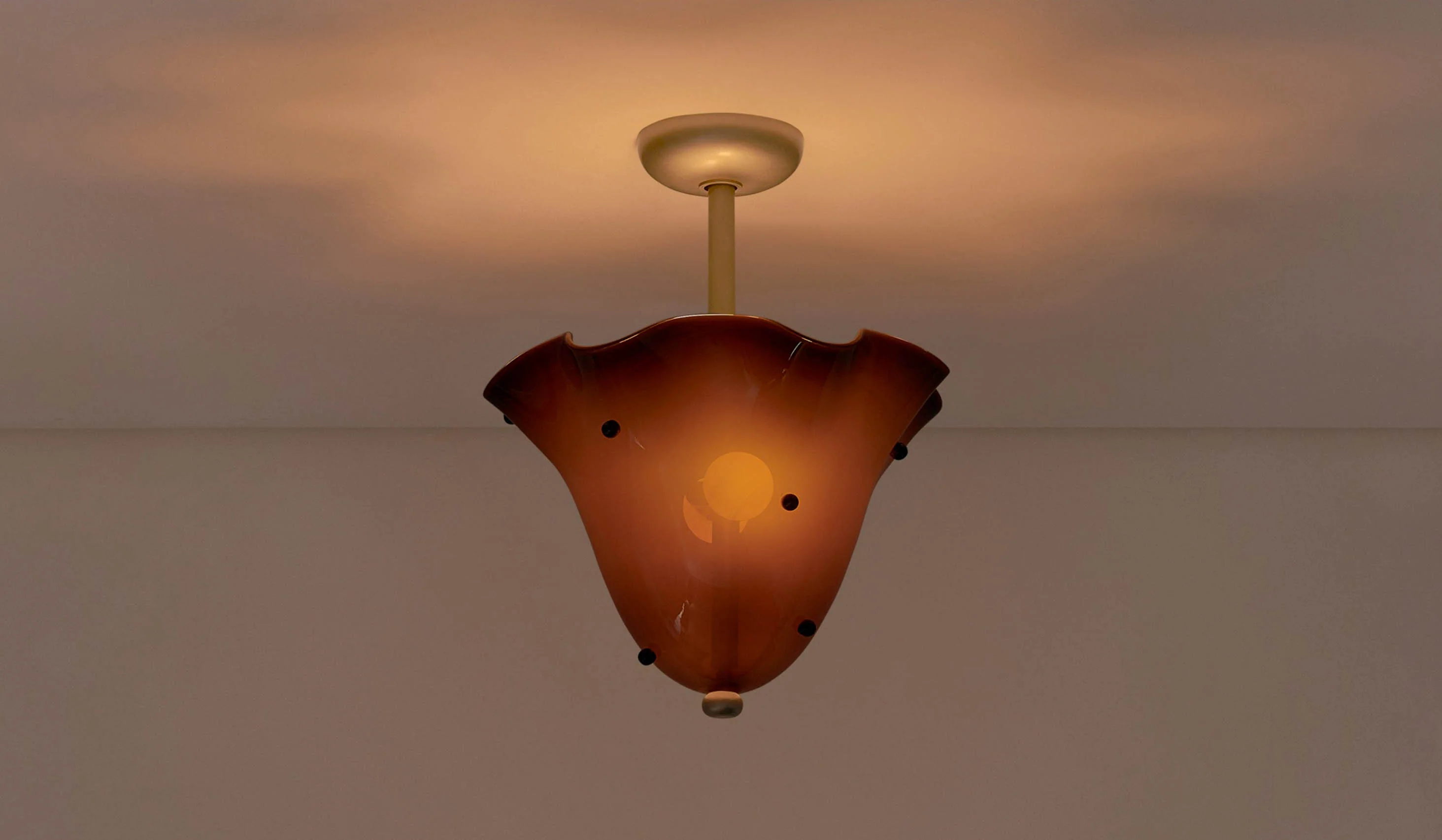 In Common With Blown Glass Fazzo Flush Mount with Dots - Image 78