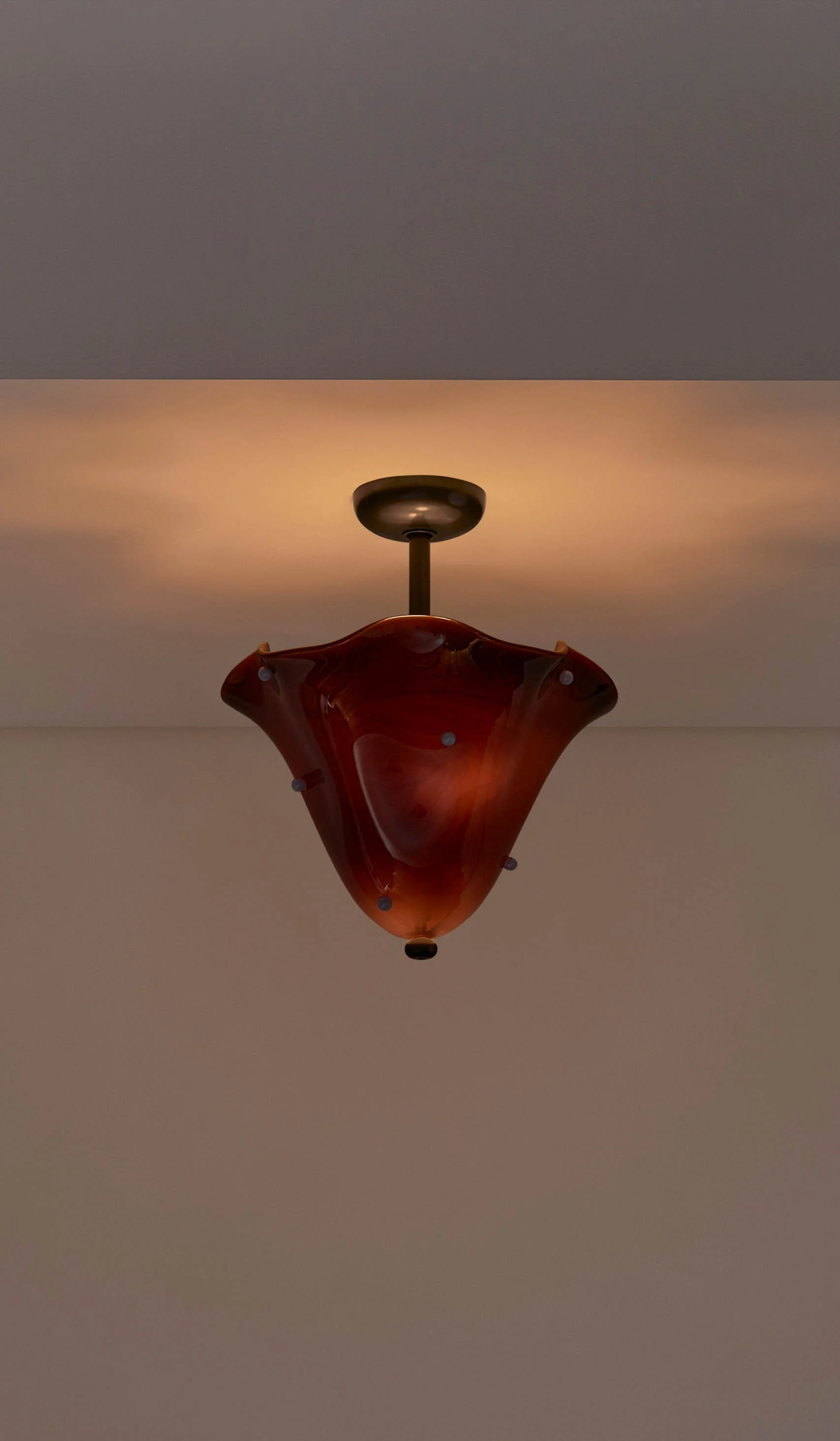 In Common With Blown Glass Fazzo Flush Mount with Dots - Image 90