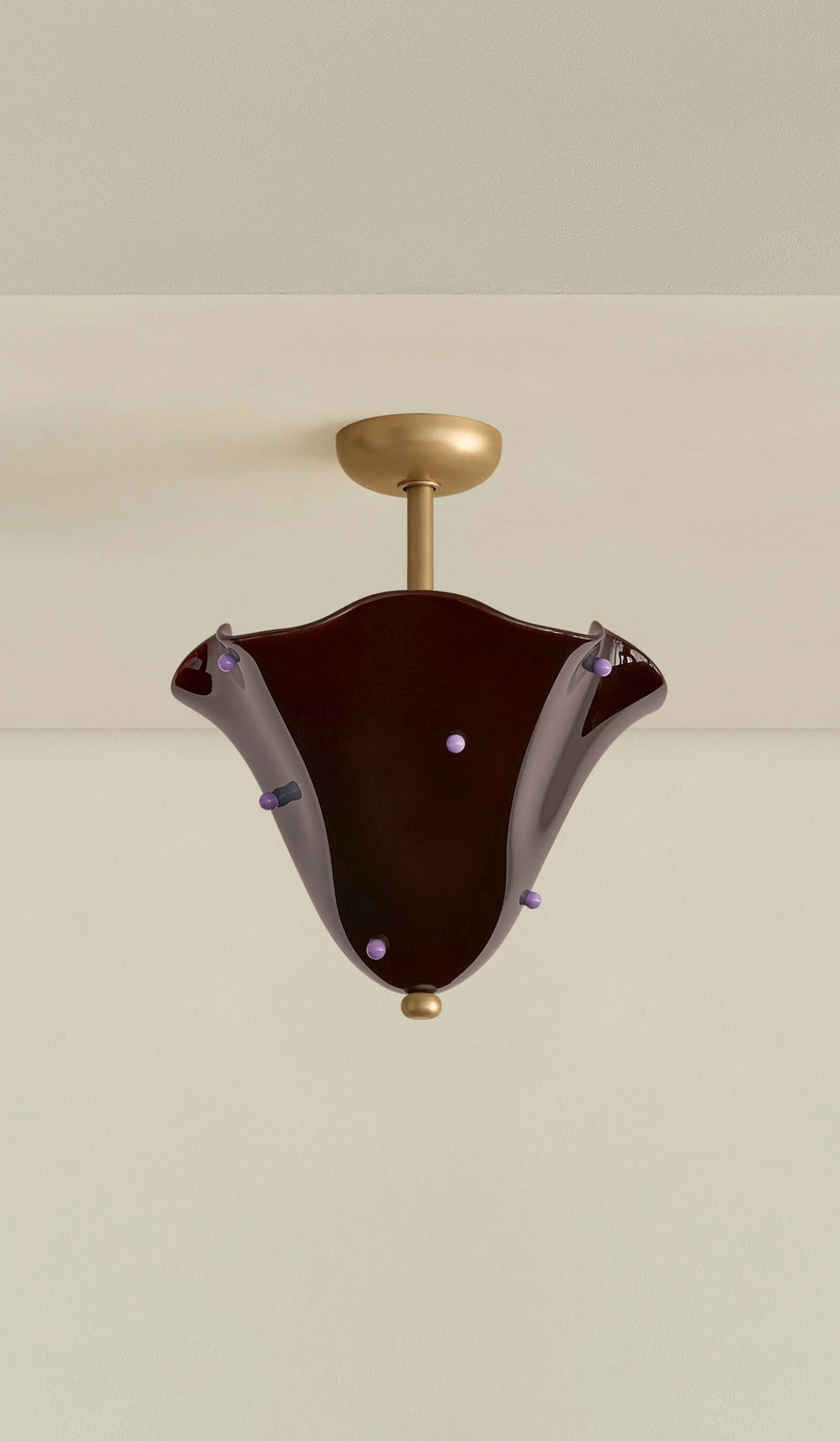 In Common With Blown Glass Fazzo Flush Mount with Dots - Image 91