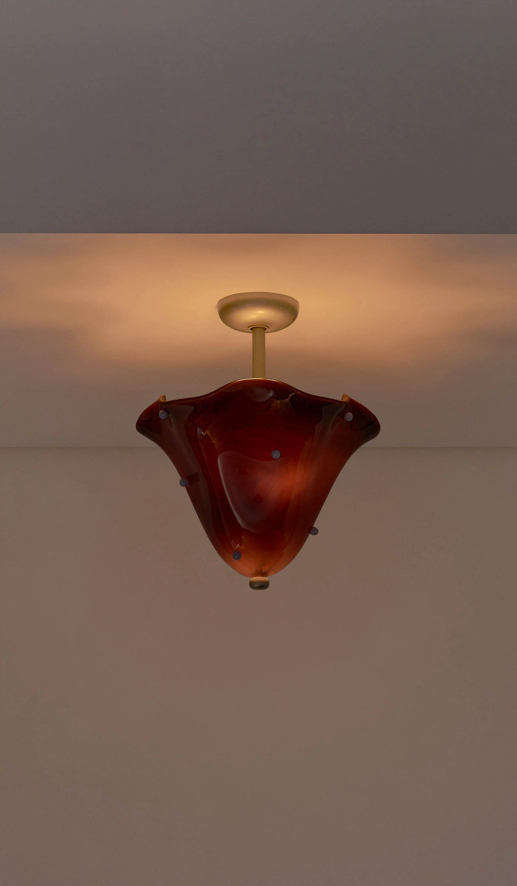 In Common With Blown Glass Fazzo Flush Mount with Dots - Image 94