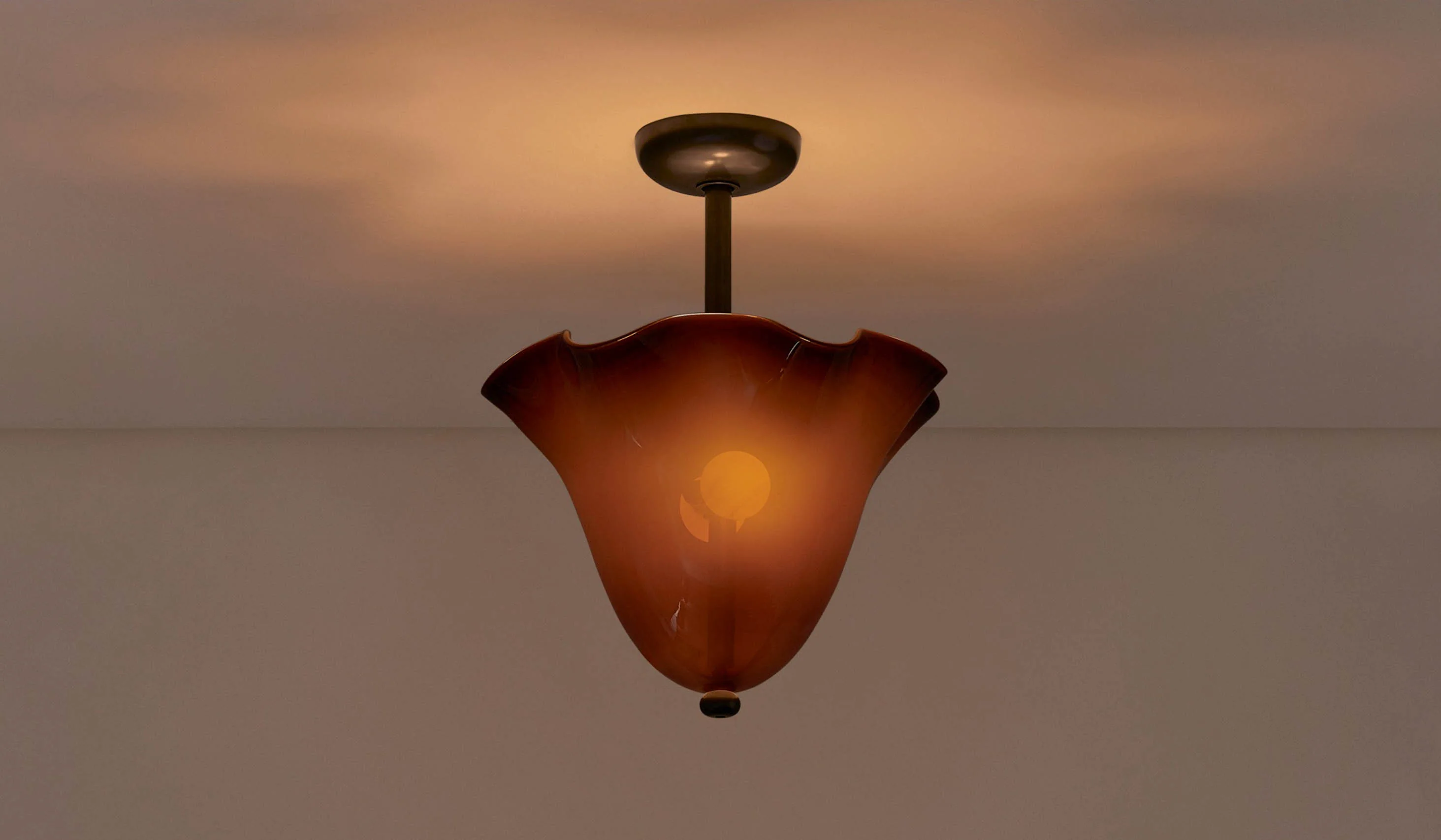 In Common With Blown Glass Fazzo Flush Mount - Image 113