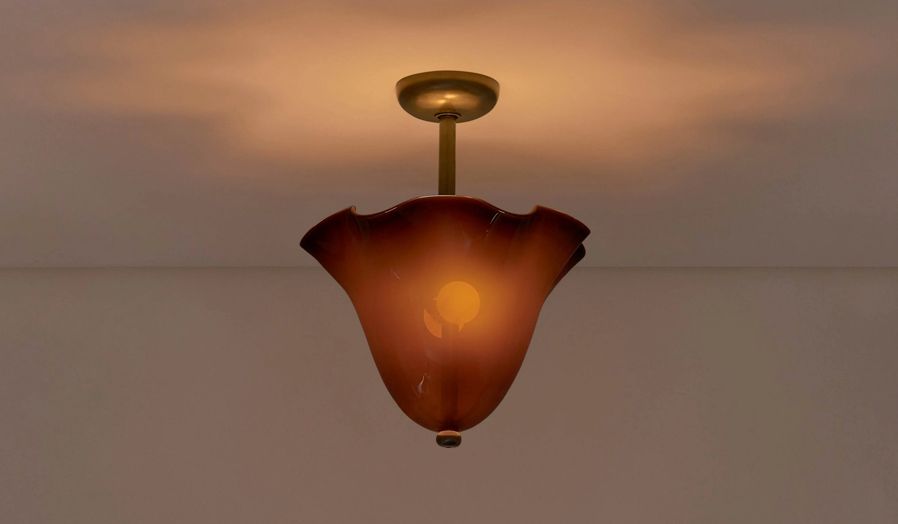 In Common With Blown Glass Fazzo Flush Mount - Image 123