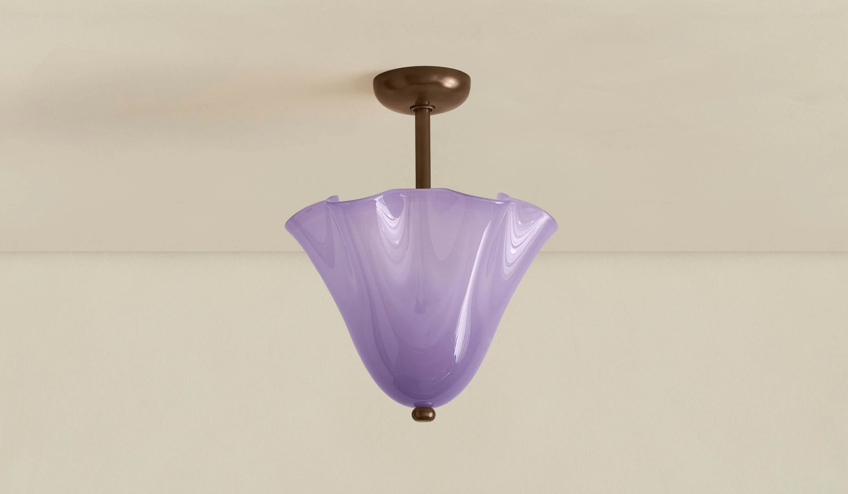 In Common With Blown Glass Fazzo Flush Mount - Image 26