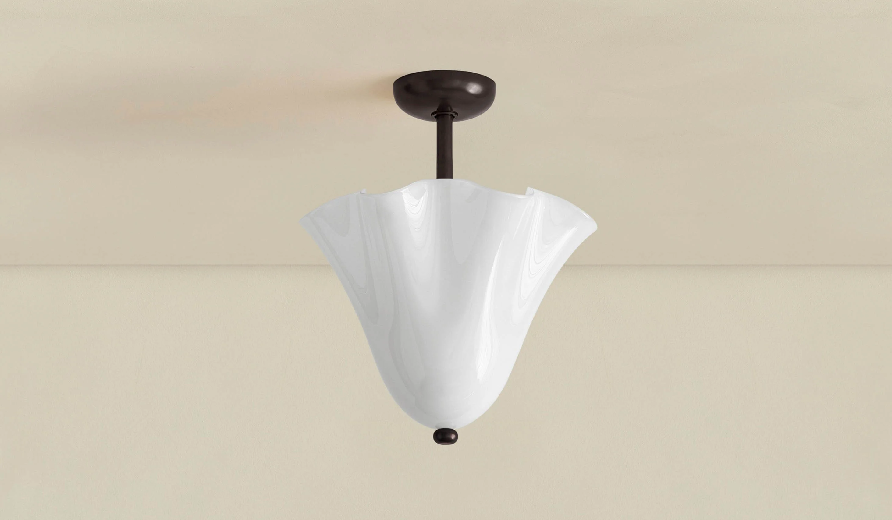In Common With Blown Glass Fazzo Flush Mount - Image 35