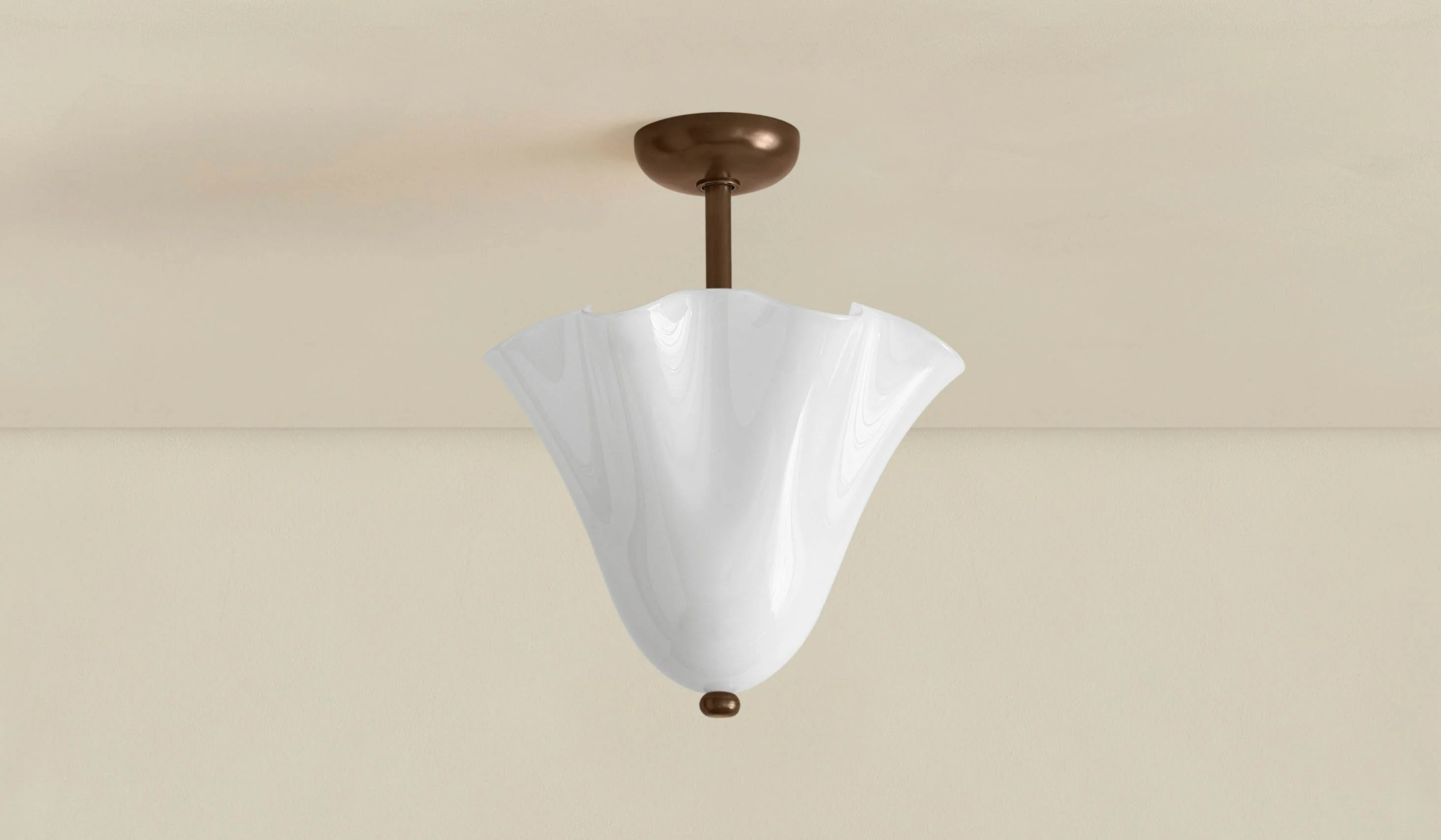 In Common With Blown Glass Fazzo Flush Mount - Image 45
