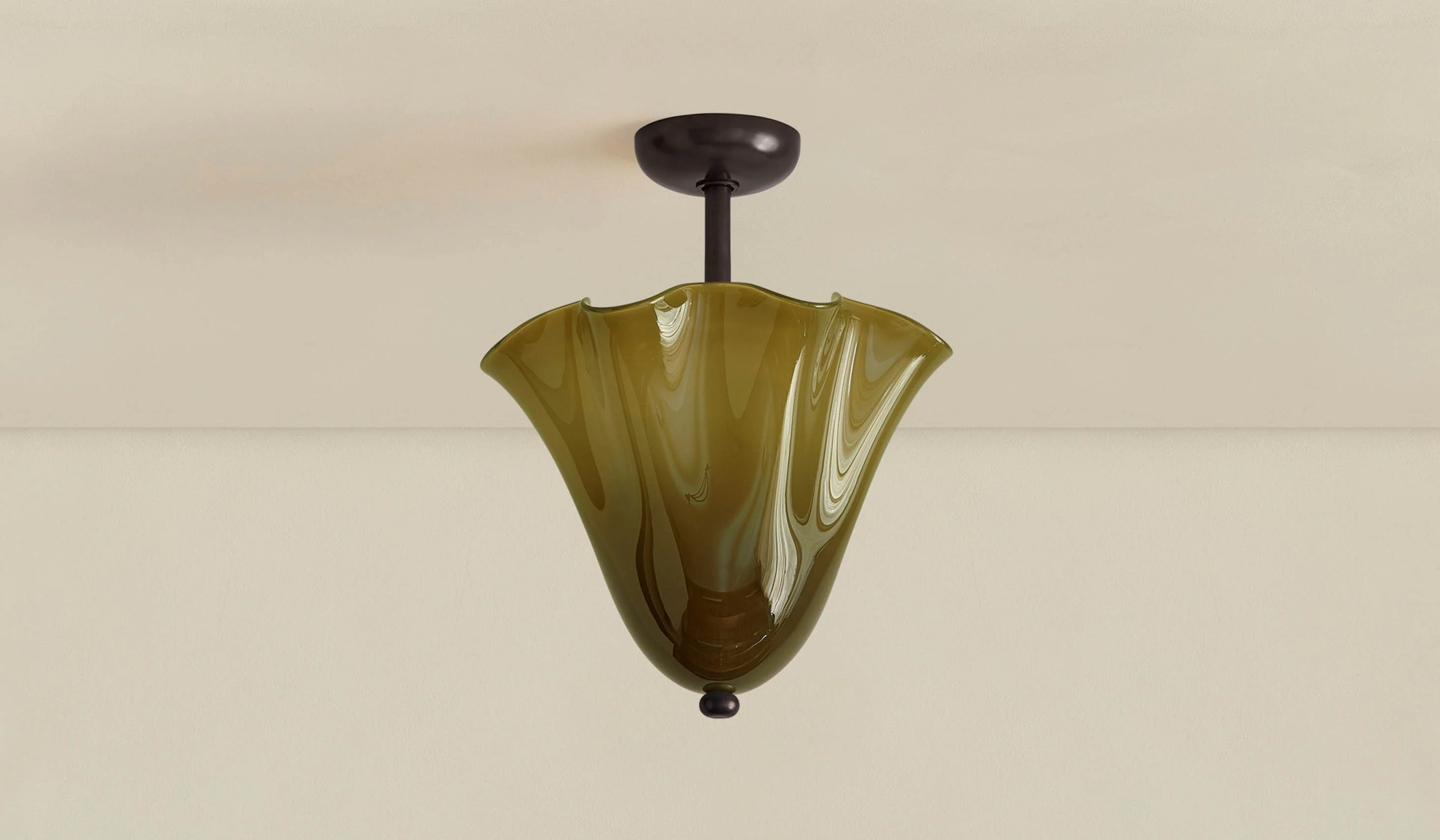 In Common With Blown Glass Fazzo Flush Mount - Image 54