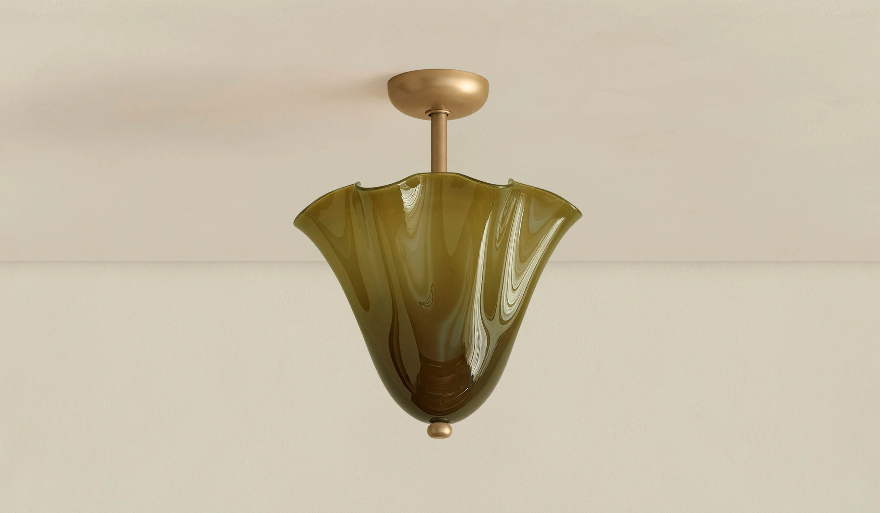 In Common With Blown Glass Fazzo Flush Mount - Image 59