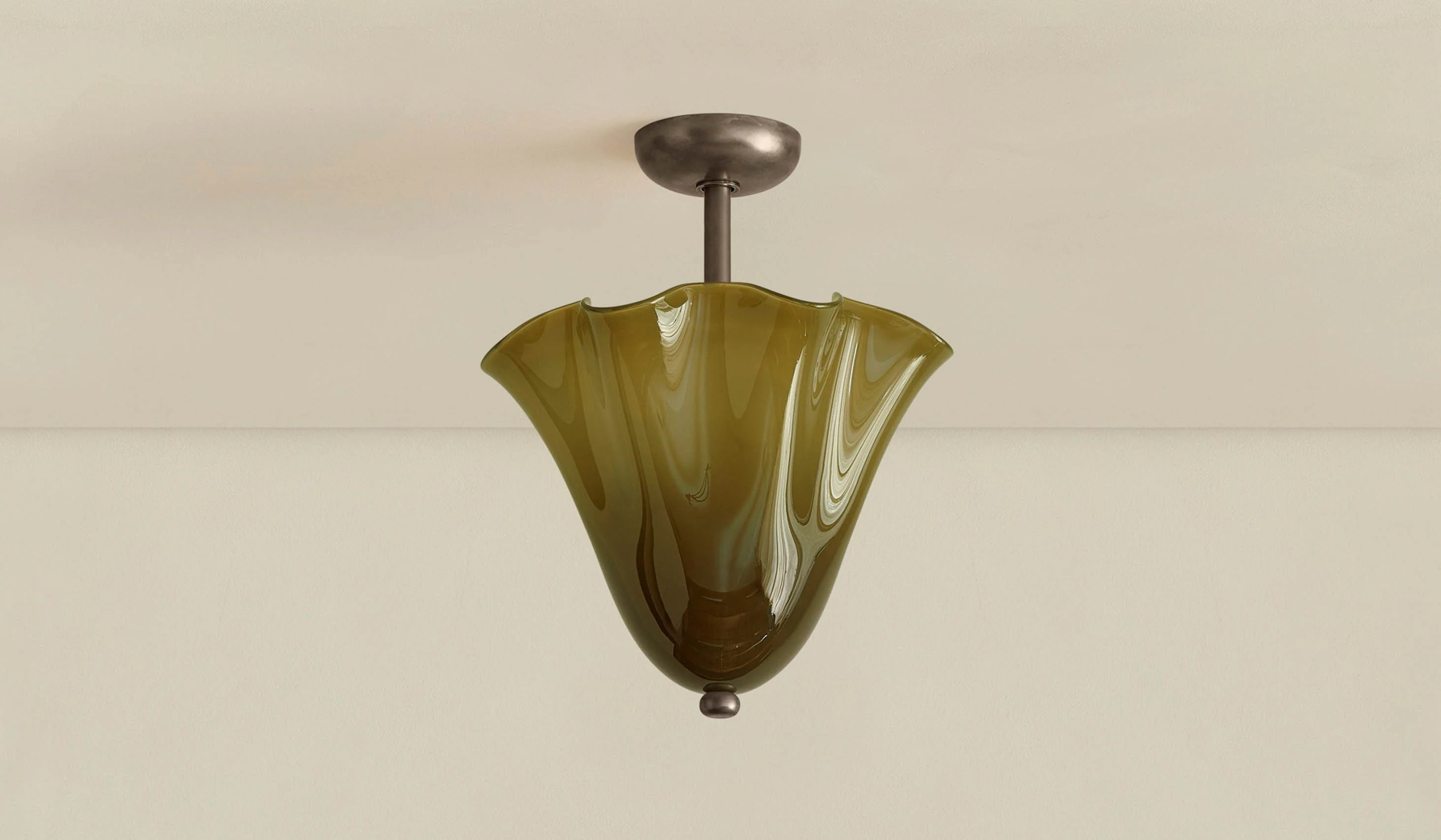 In Common With Blown Glass Fazzo Flush Mount - Image 68
