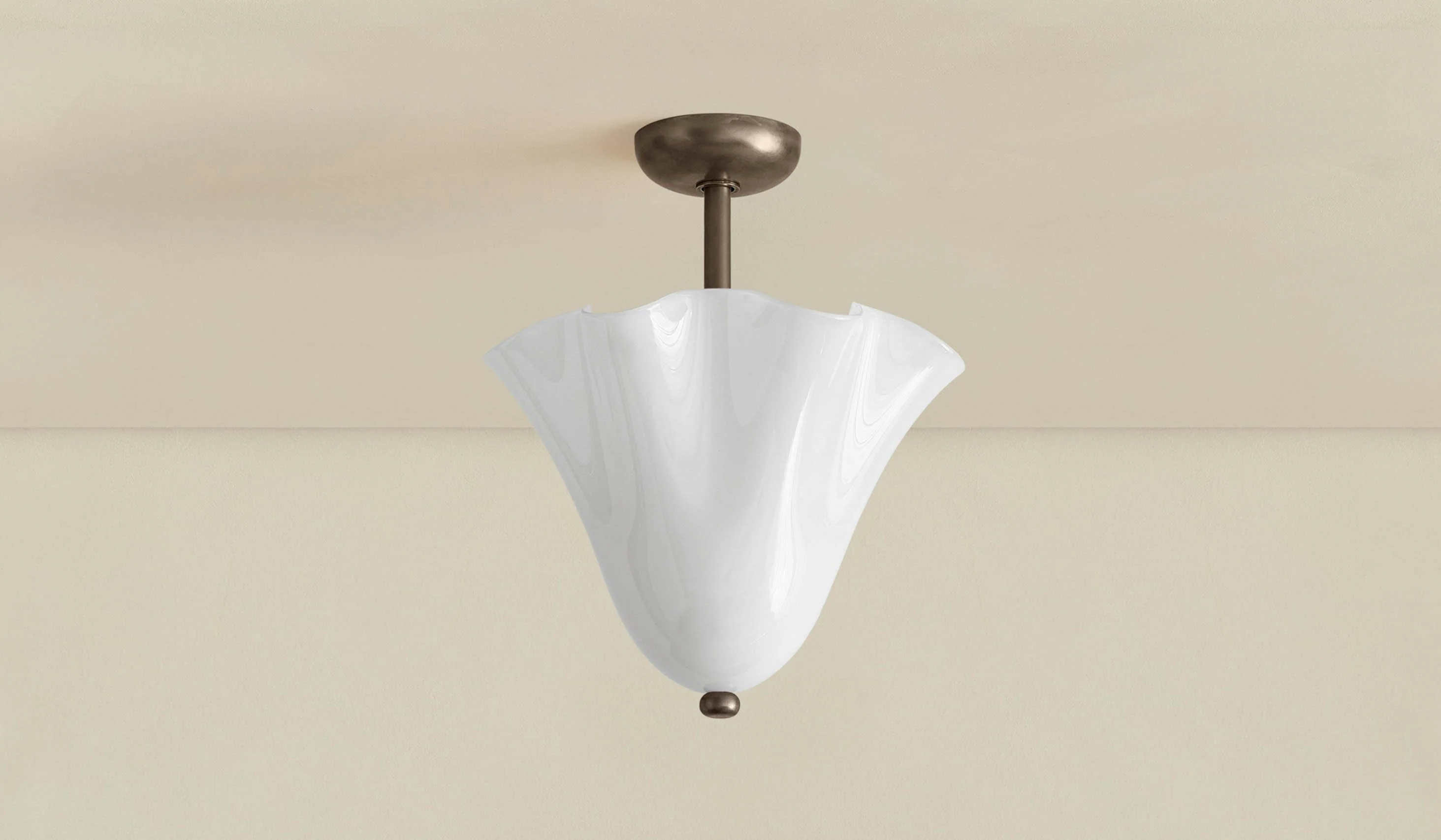 In Common With Blown Glass Fazzo Flush Mount - Image 7