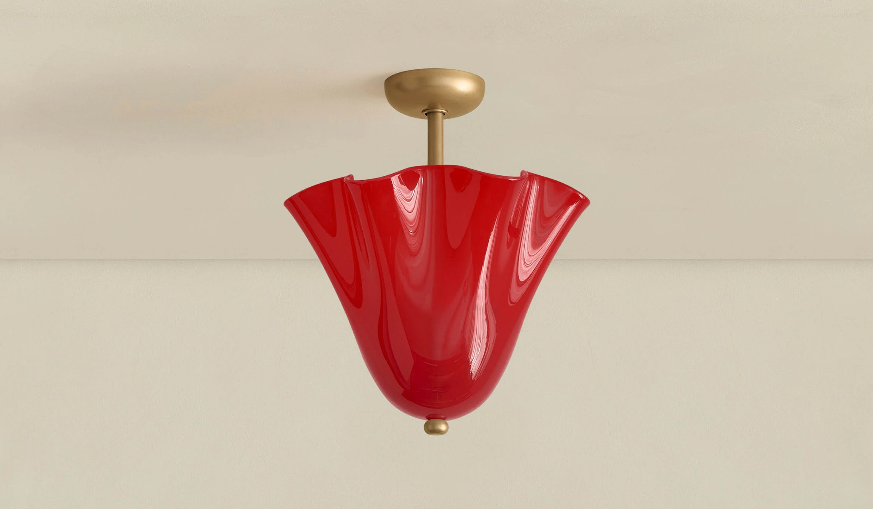 In Common With Blown Glass Fazzo Flush Mount - Image 77