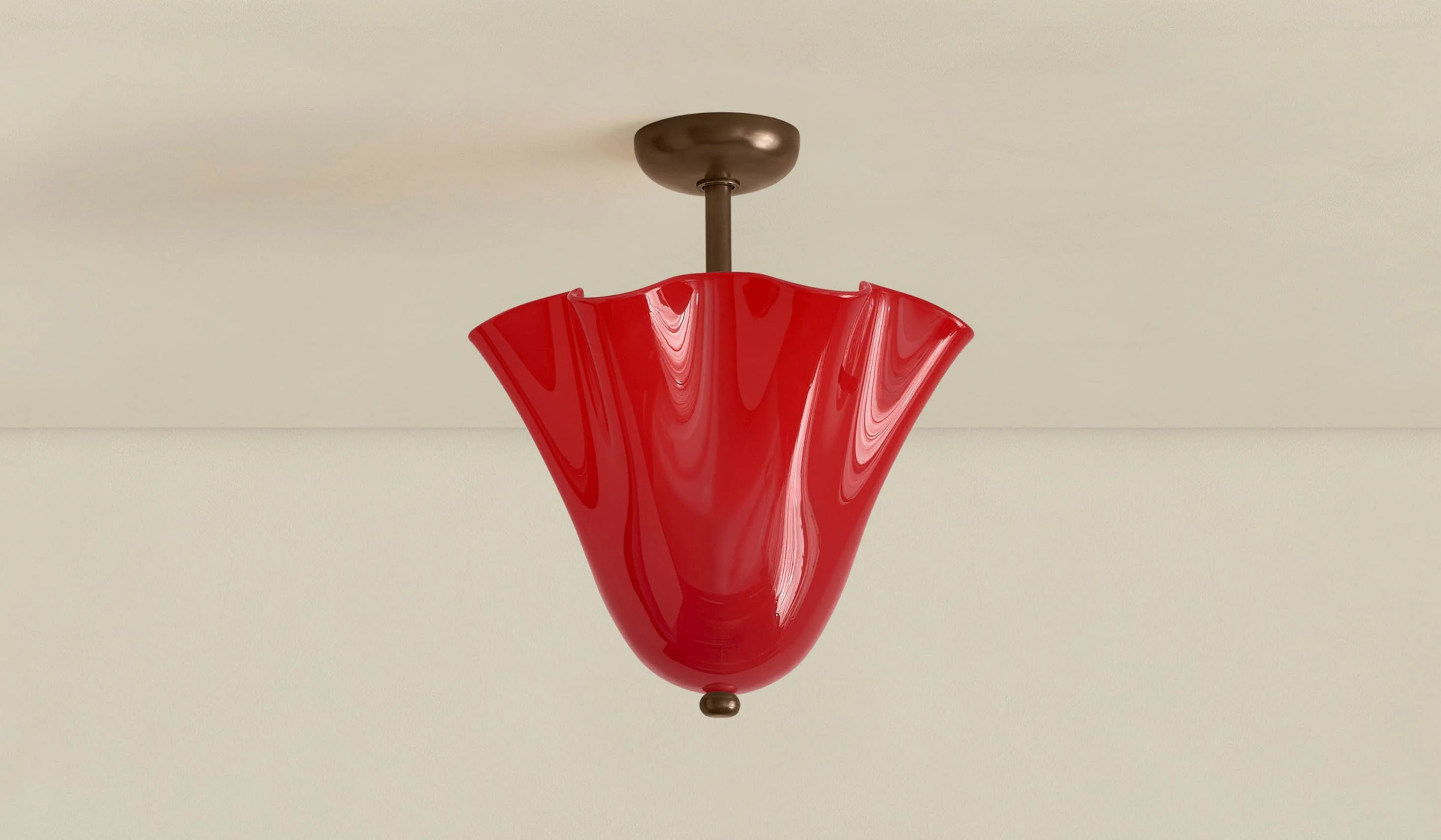 In Common With Blown Glass Fazzo Flush Mount - Image 82