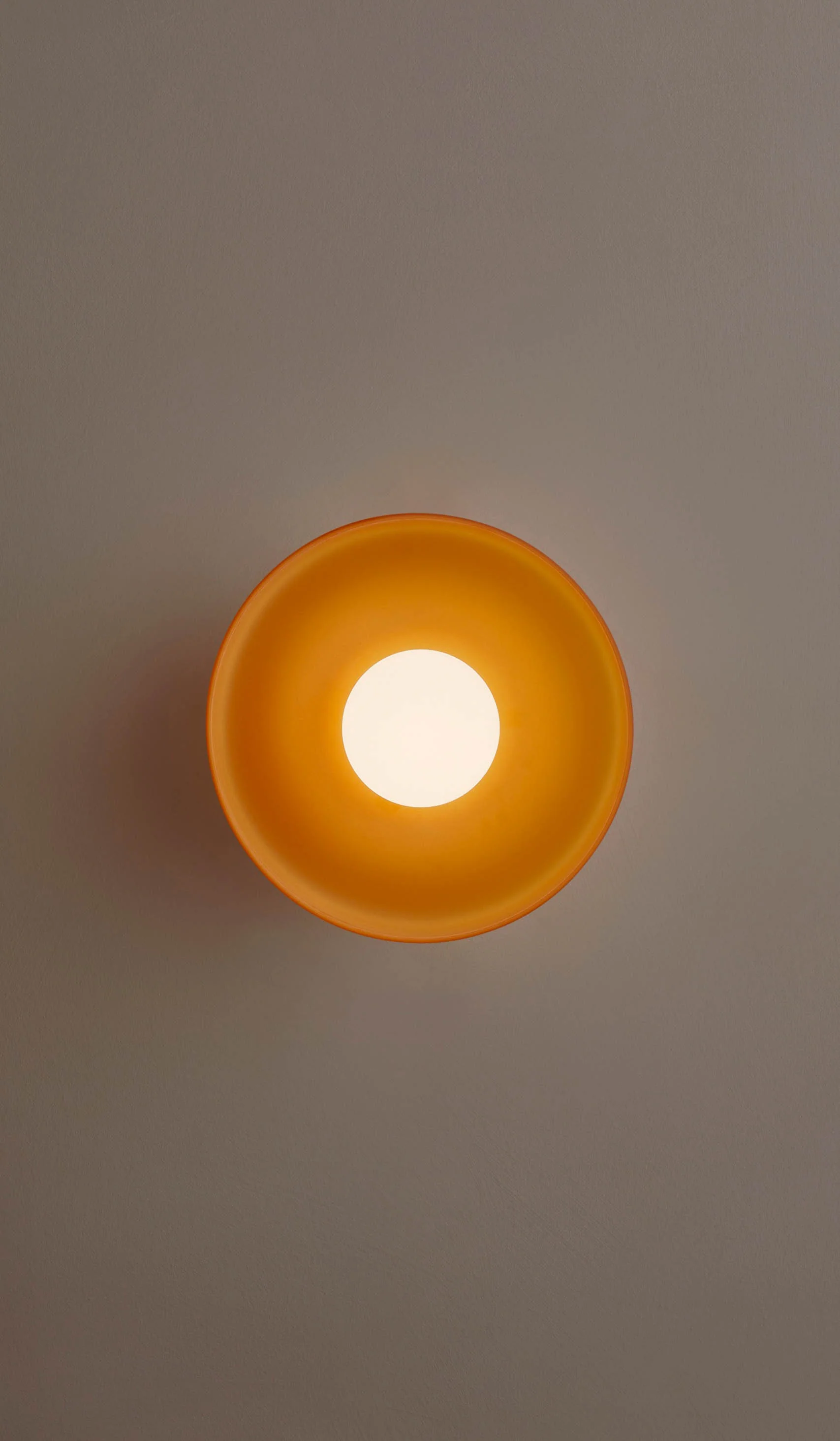 In Common With Sandblasted Amber Glass Disc Surface Mount - Image 8