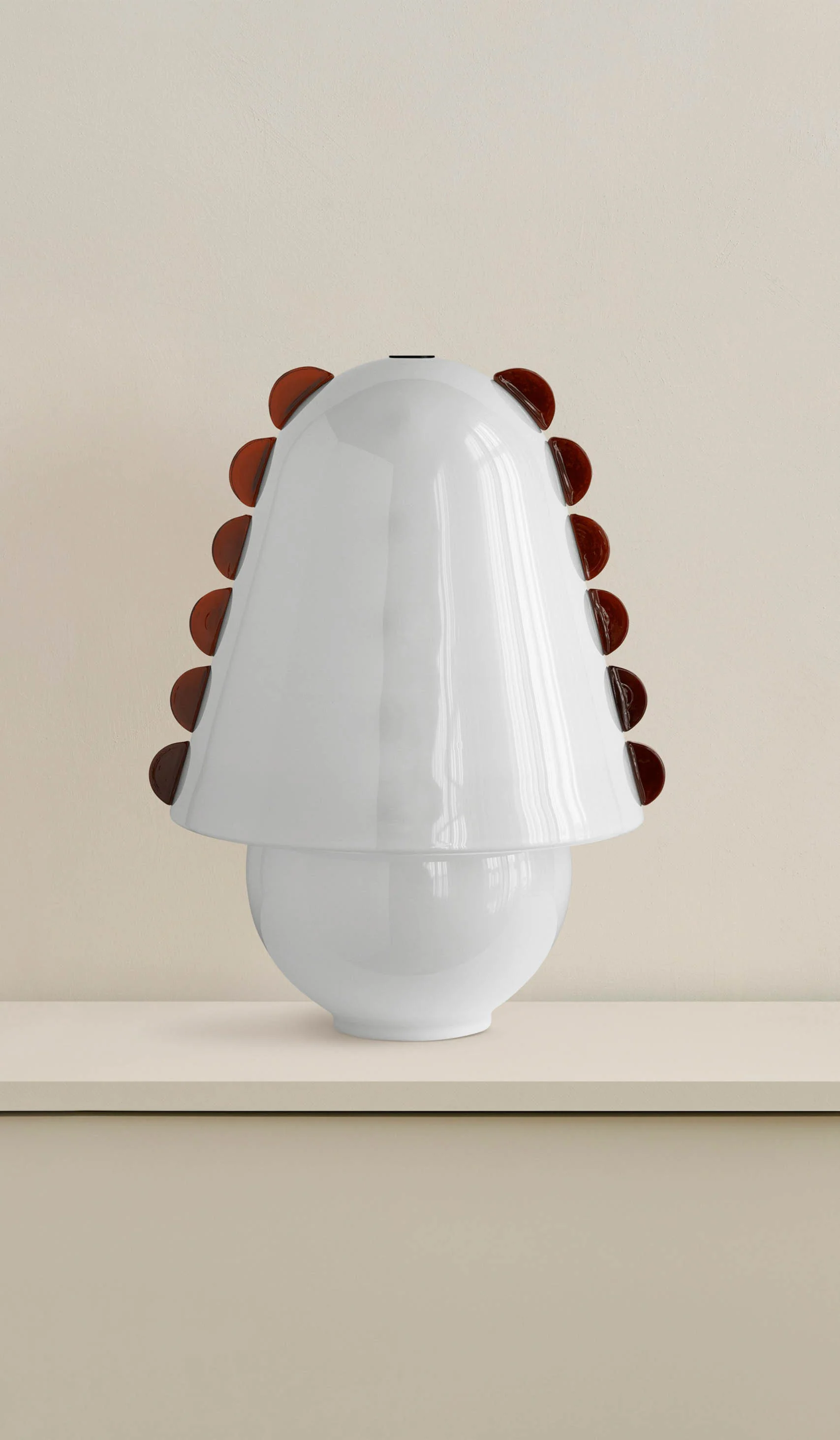 In Common With Large Blown Glass Calla Table Lamp - Image 26